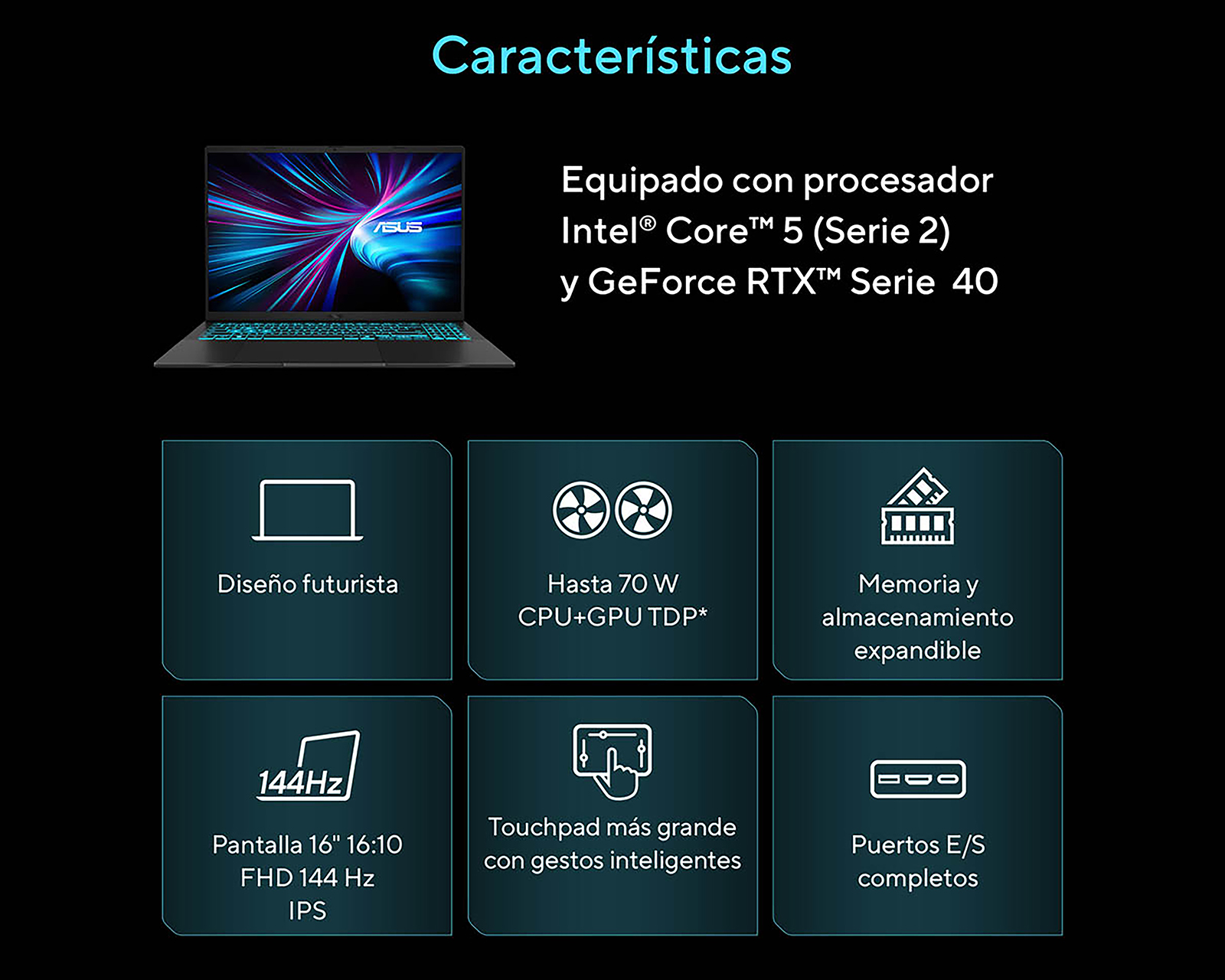 Foto 10 pulgar | Foto 9 | Laptop Gamer Asus V360VU-RP195W Gaming V16 16 Pulgadas NVIDIA RTX 4050 16 GB RAM 512 GB SSD Negra + Mochila y Mouse
