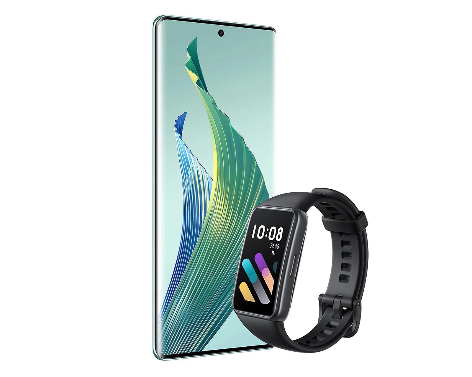 Foto 4 pulgar | Foto 3 | AT&T/Unefon Honor Magic 5 Lite 256 GB Verde + Smartwatch