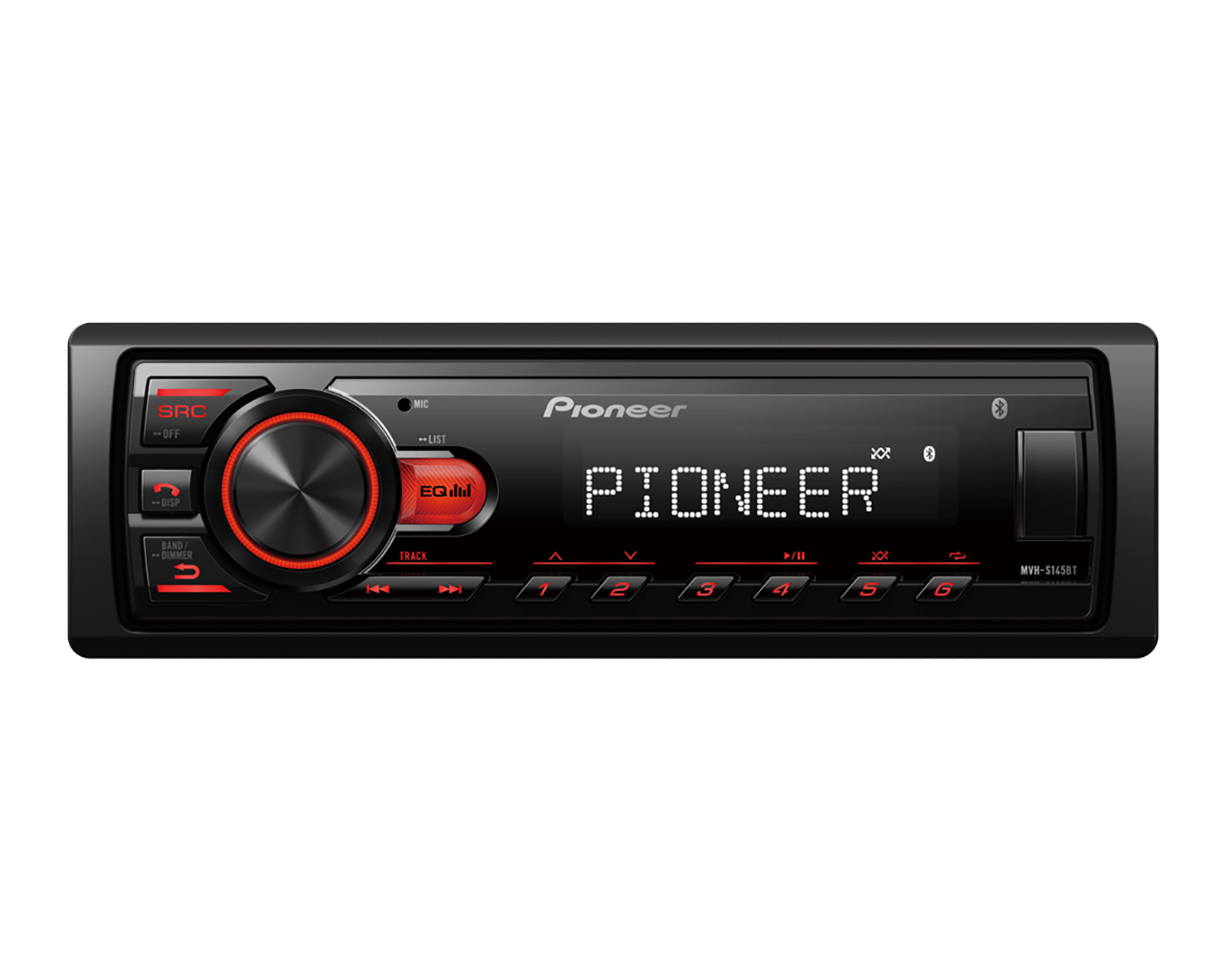 Autoestéreo Pioneer MVH-S145BT Bluetooth con Pantalla