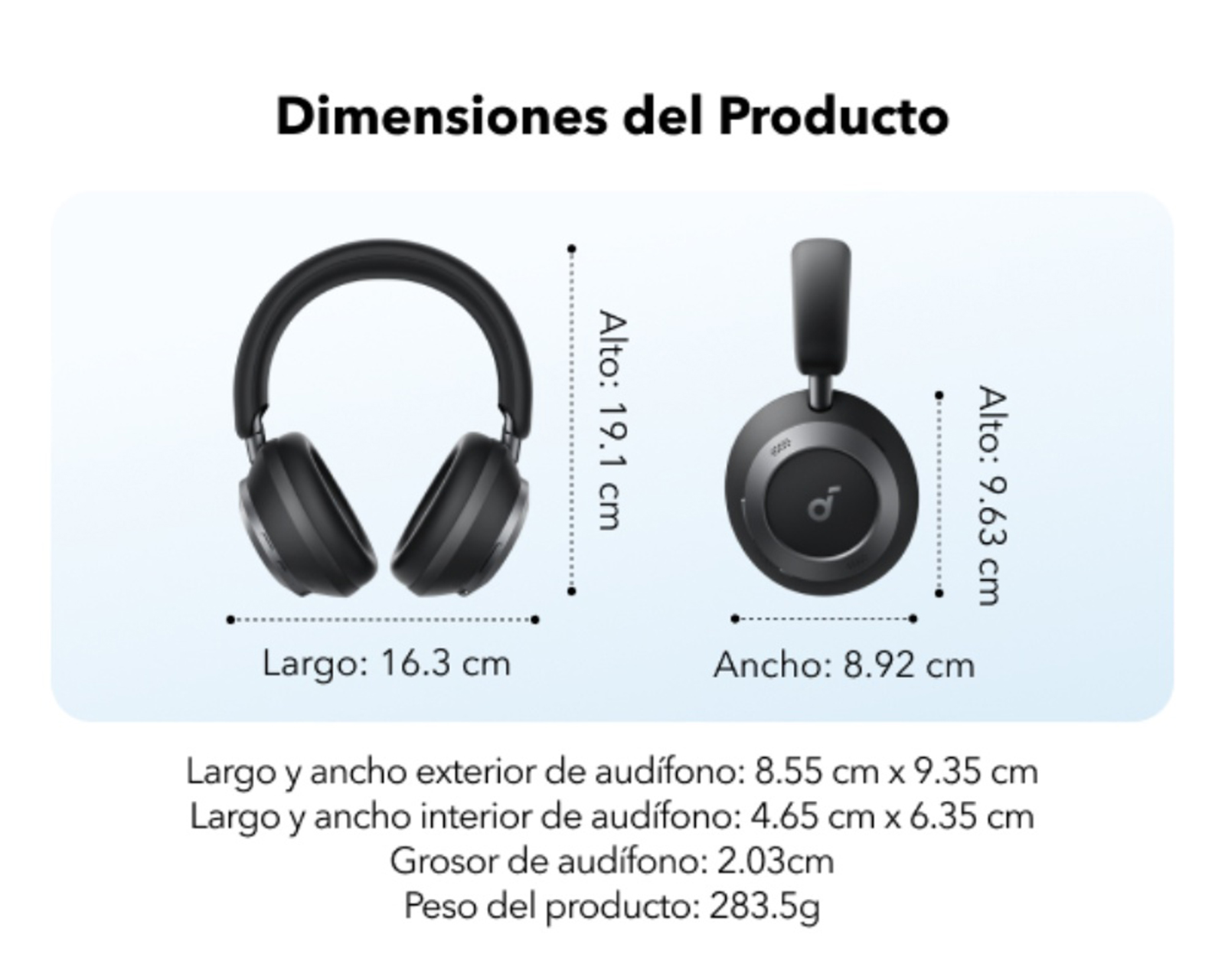 Foto 10 | Foto 10 | Audífonos Inalámbricos Soundcore Space One con Cancelación de Ruido