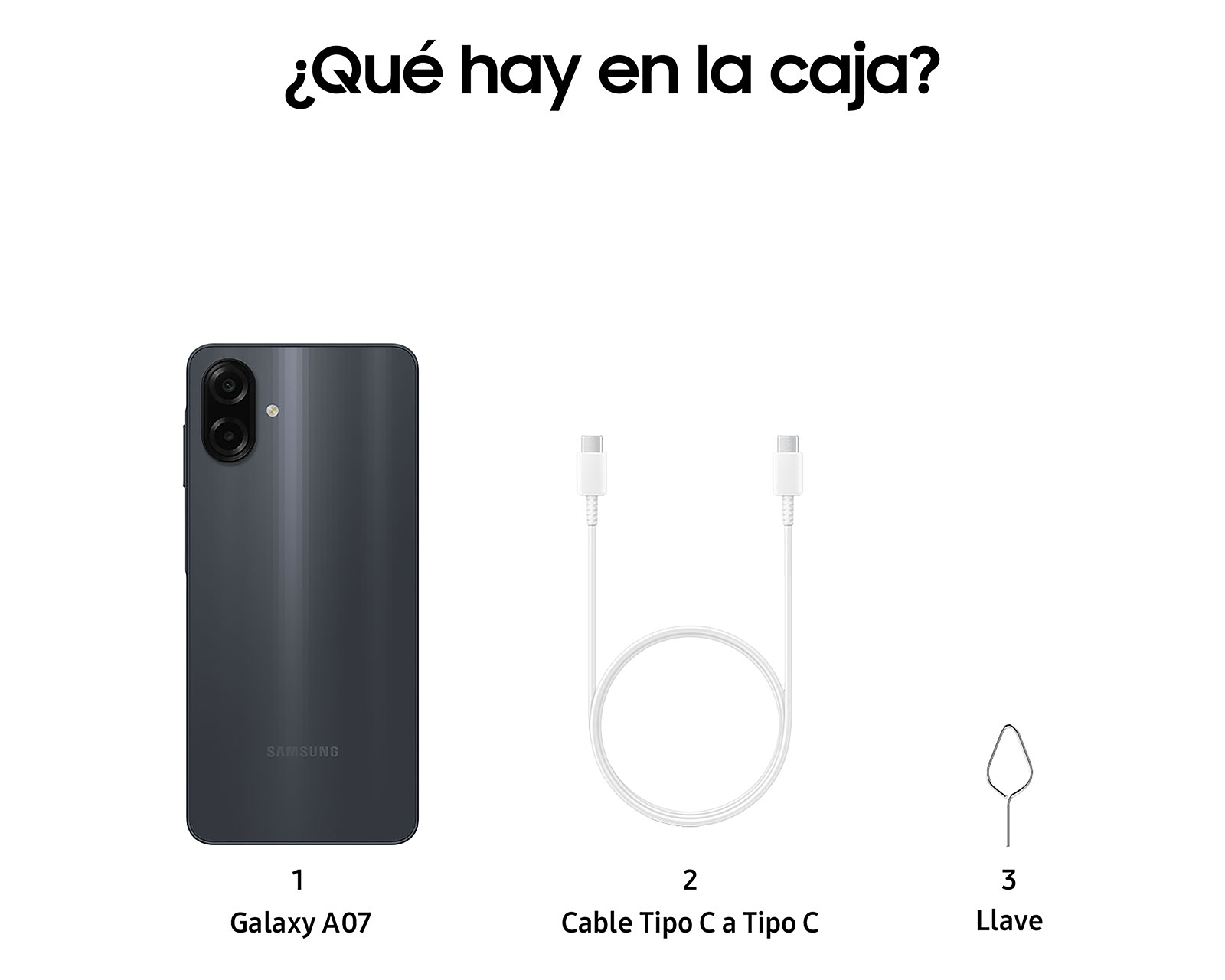 Foto 8 | Foto 8 | AT&T/Unefon Samsung Galaxy A07 64 GB Negro