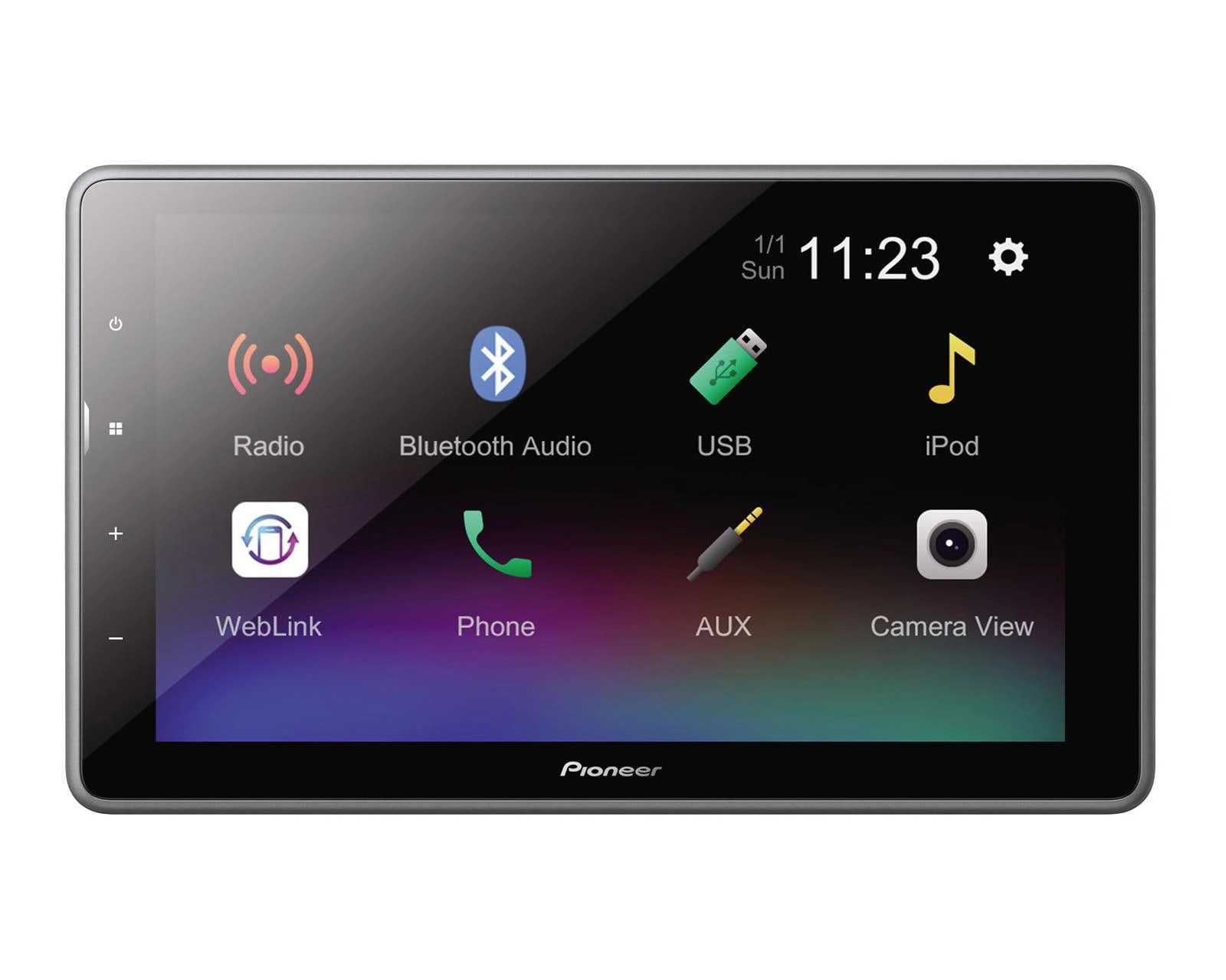 Foto 2 pulgar | Foto 1 | Autoestéreo Pioneer Multimedia sin CD DMH-AF555BT Pantalla Flotante de 9" Bluetooth Compatible con Weblink Negro