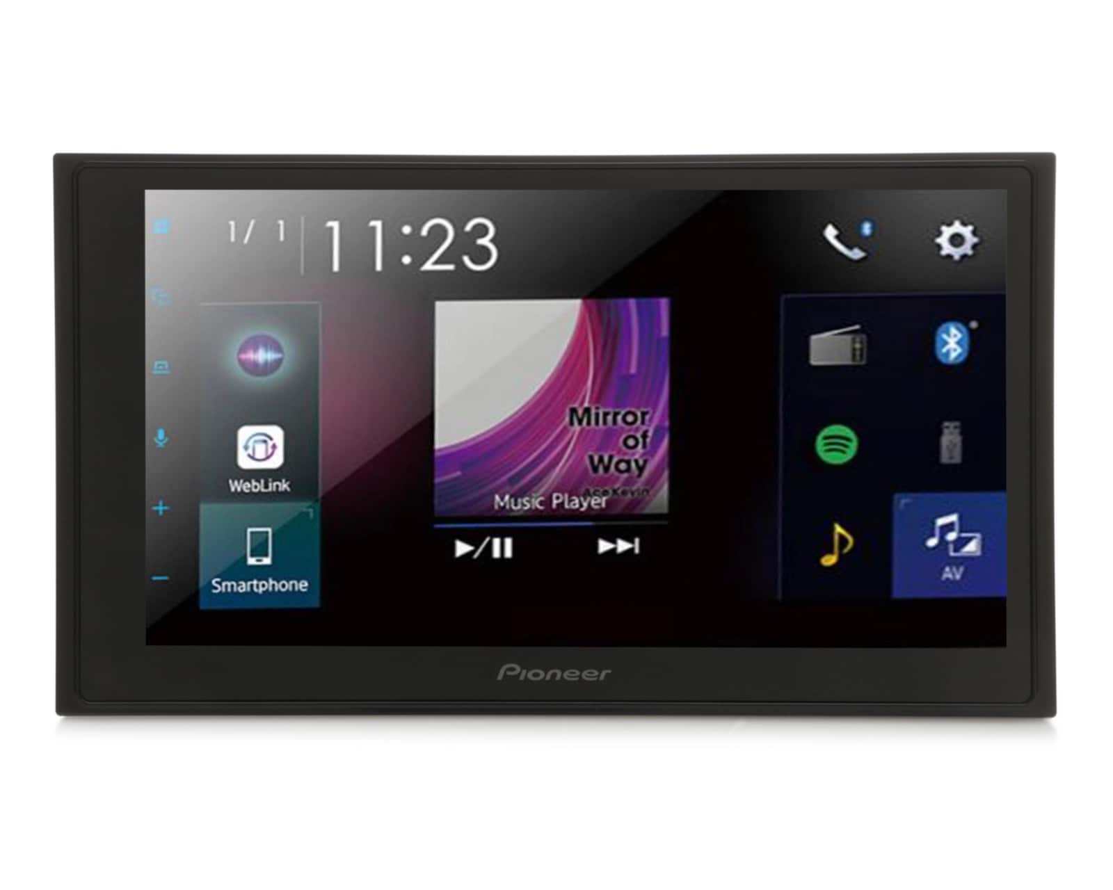 Foto 3 pulgar | Foto 2 | Autoestéreo Pionner Mutimedia sin CD DMH-Z5350BT 6.8" Bluetooth Compatible con Apple CarPlay y Android Negro
