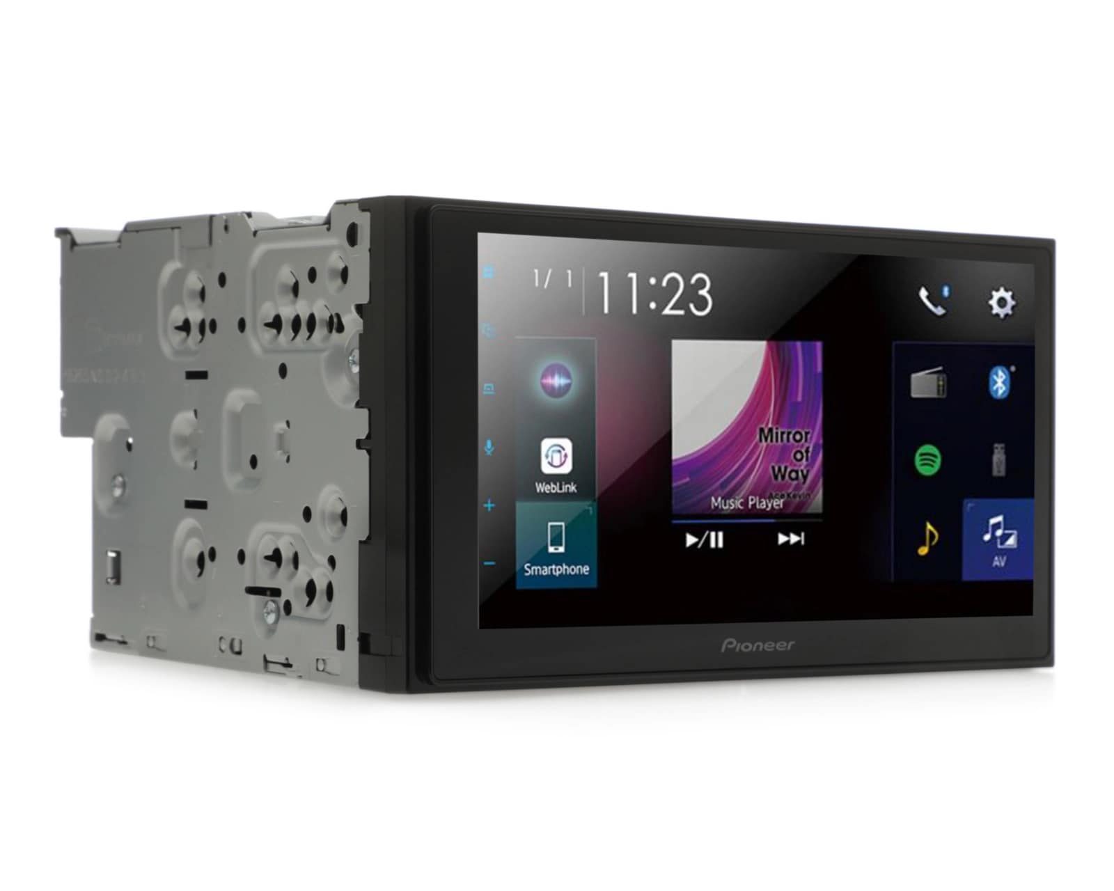Foto 4 pulgar | Foto 3 | Autoestéreo Pionner Mutimedia sin CD DMH-Z5350BT 6.8" Bluetooth Compatible con Apple CarPlay y Android Negro