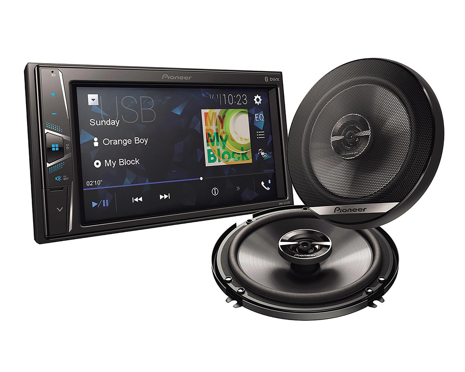 Foto 3 | Foto 3 | Autoestéreo y Bocinas Pioneer sin CD DMXT-G2252BT de 6.5" Bluetooth Negro