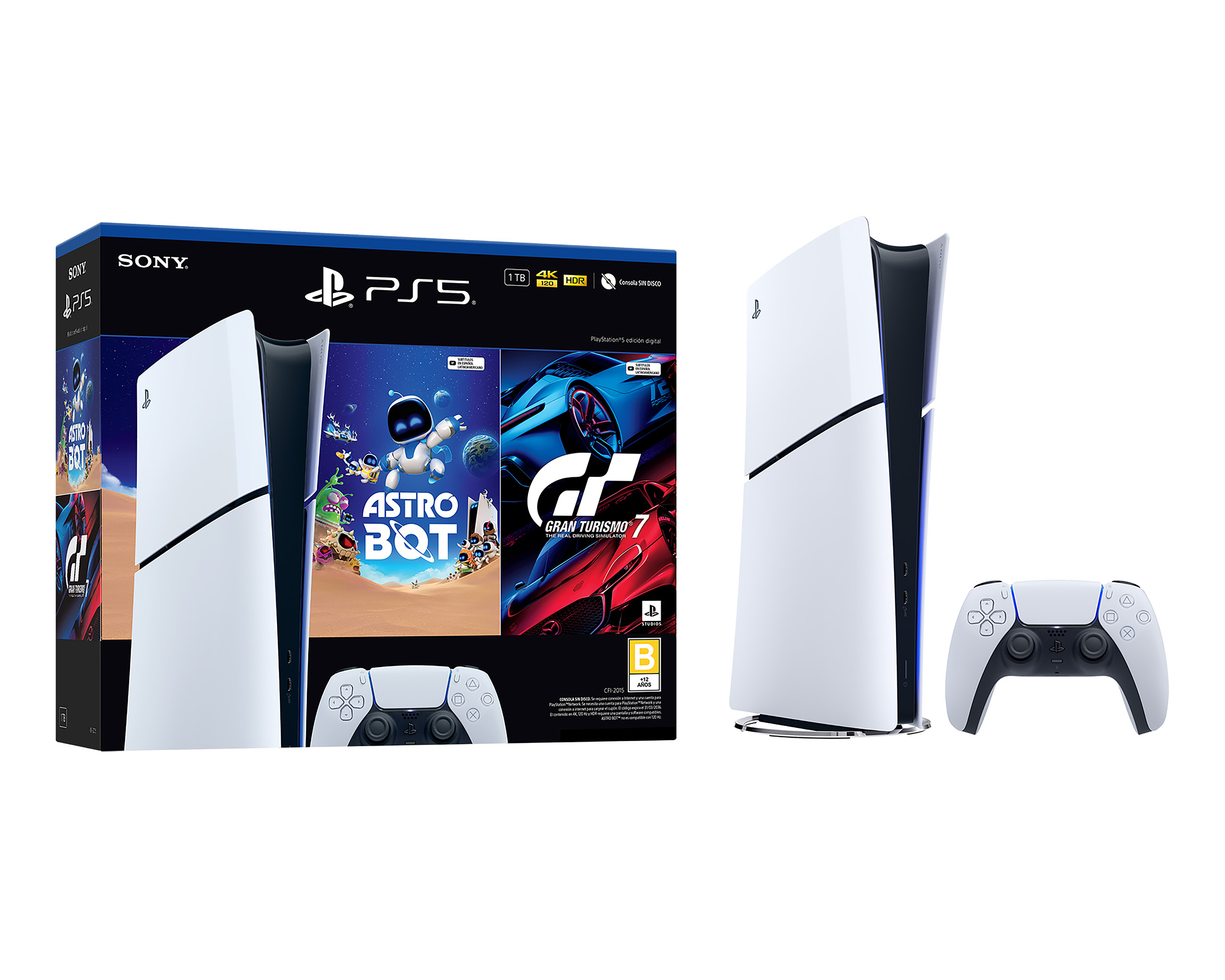 Foto 3 pulgar | Foto 2 | Consola PlayStation 5 de 1 TB Astro Bot/Gran Turismo 7