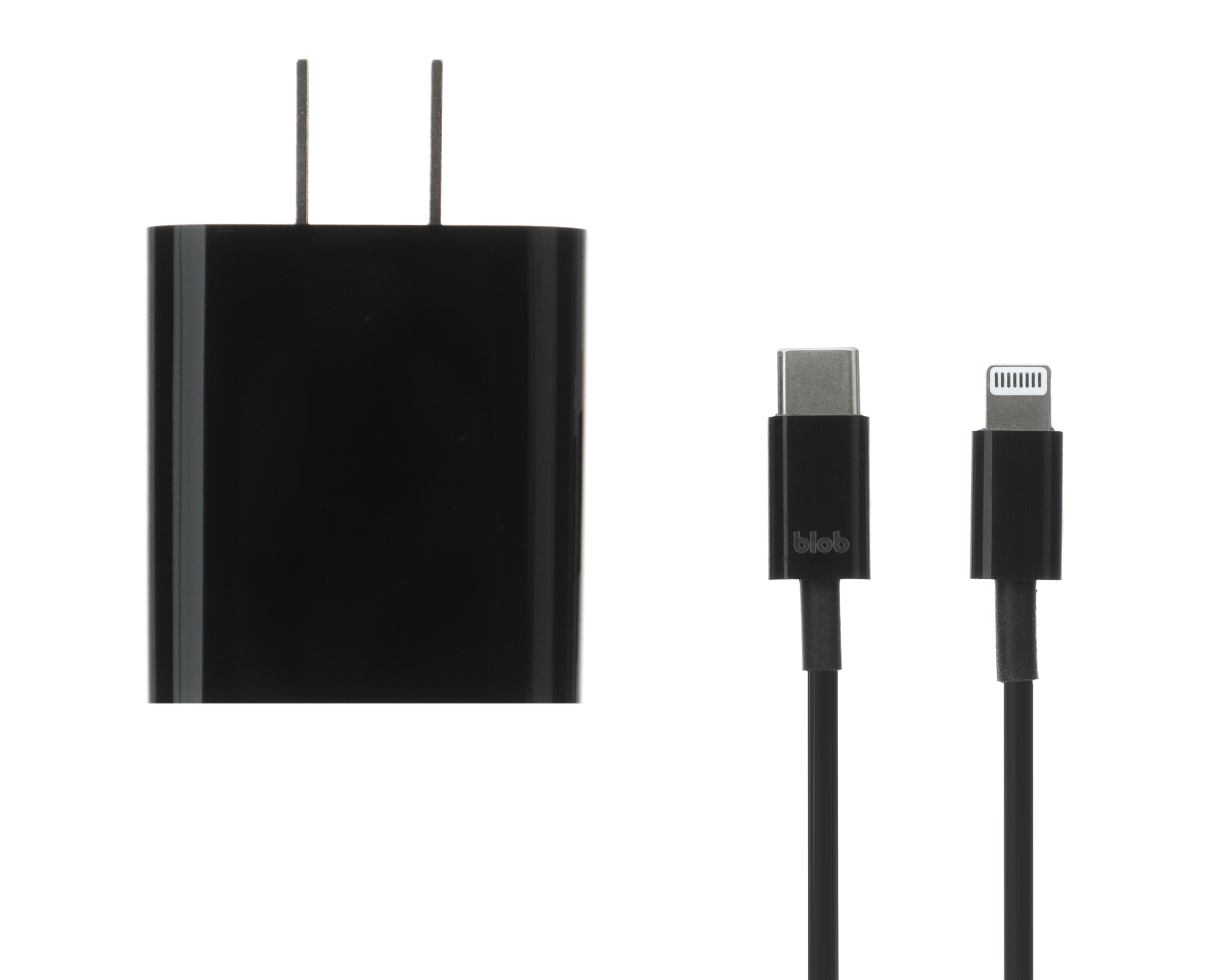 Foto 2 pulgar | Foto 1 | Cargador Blob Lightning a Tipo C 20 W