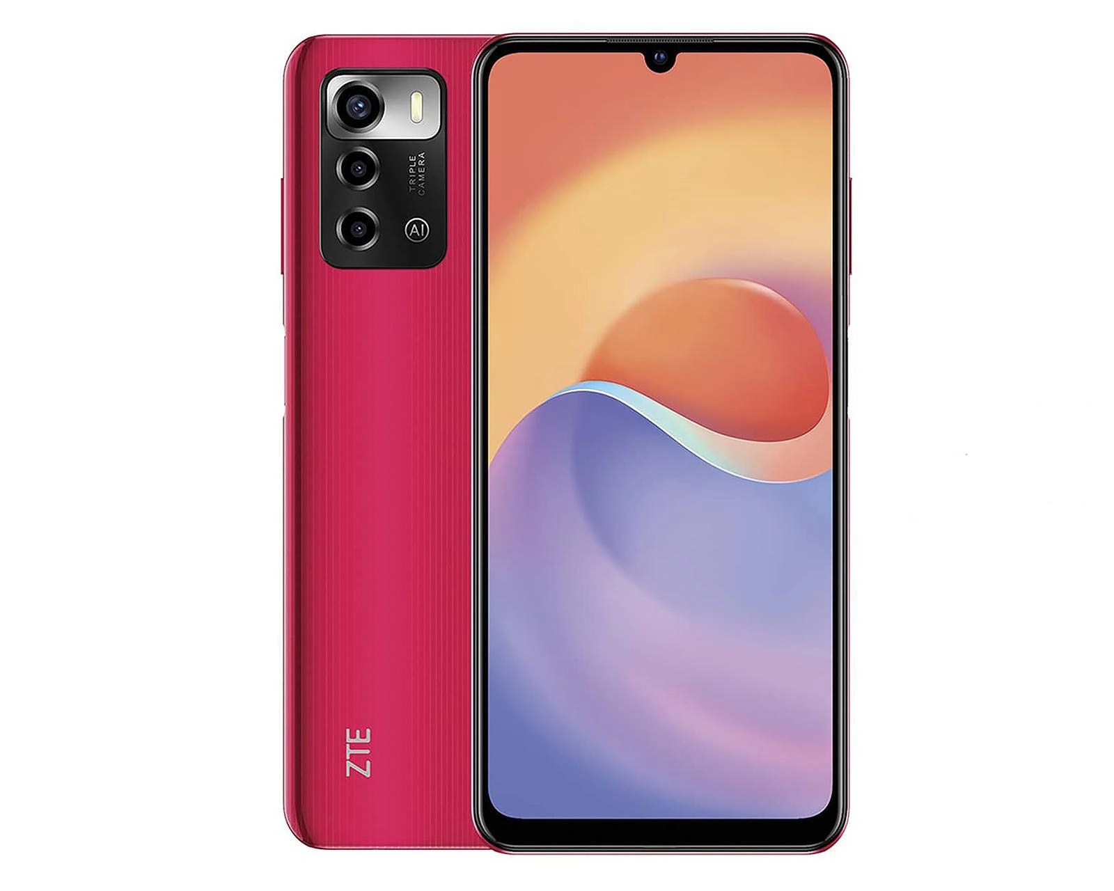 Foto 2 pulgar | Foto 1 | AT&T/Unefon ZTE Blade V40 Smart 64 GB Rojo