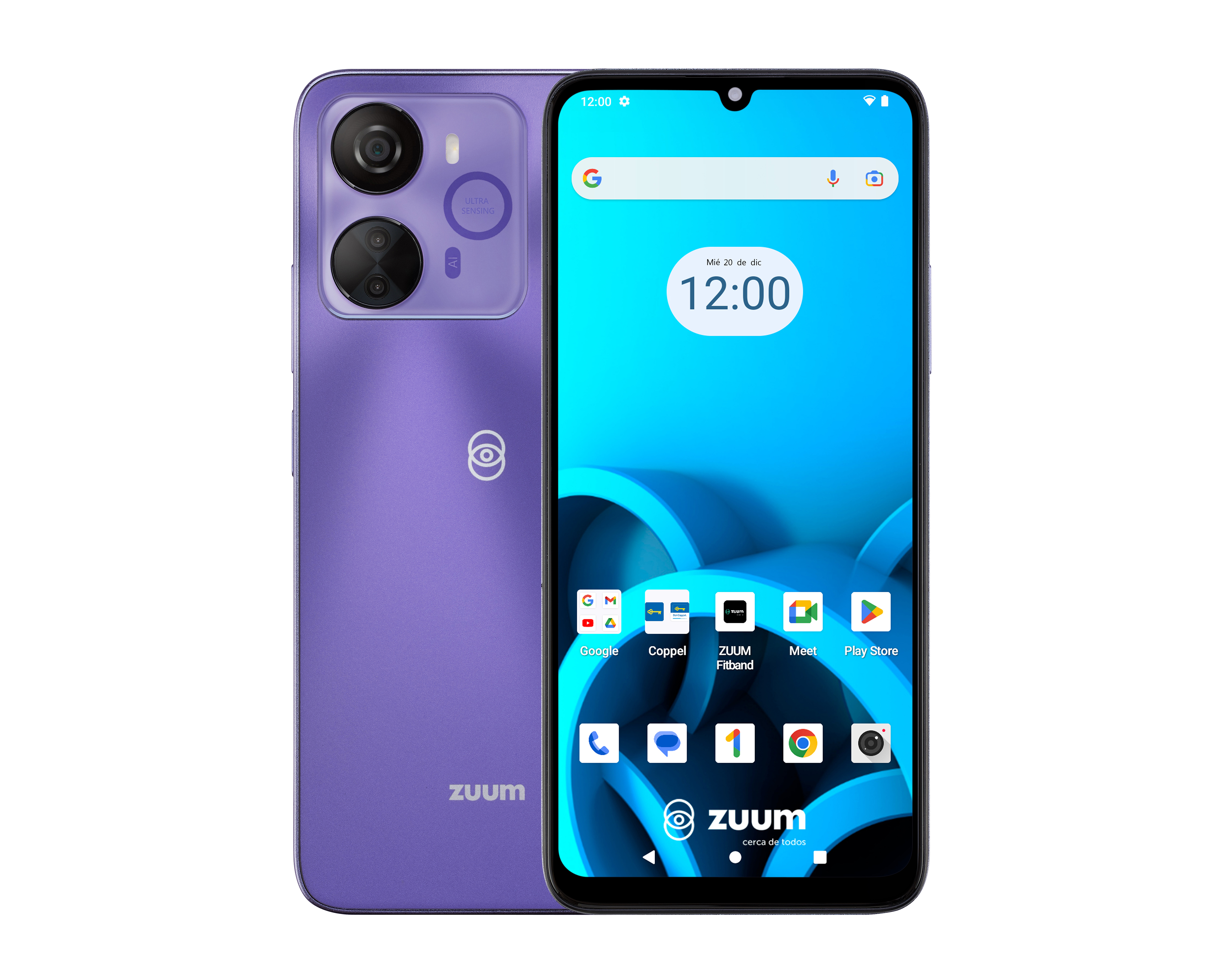 Celular Zuum Liberado Aura M1 128 GB Morado