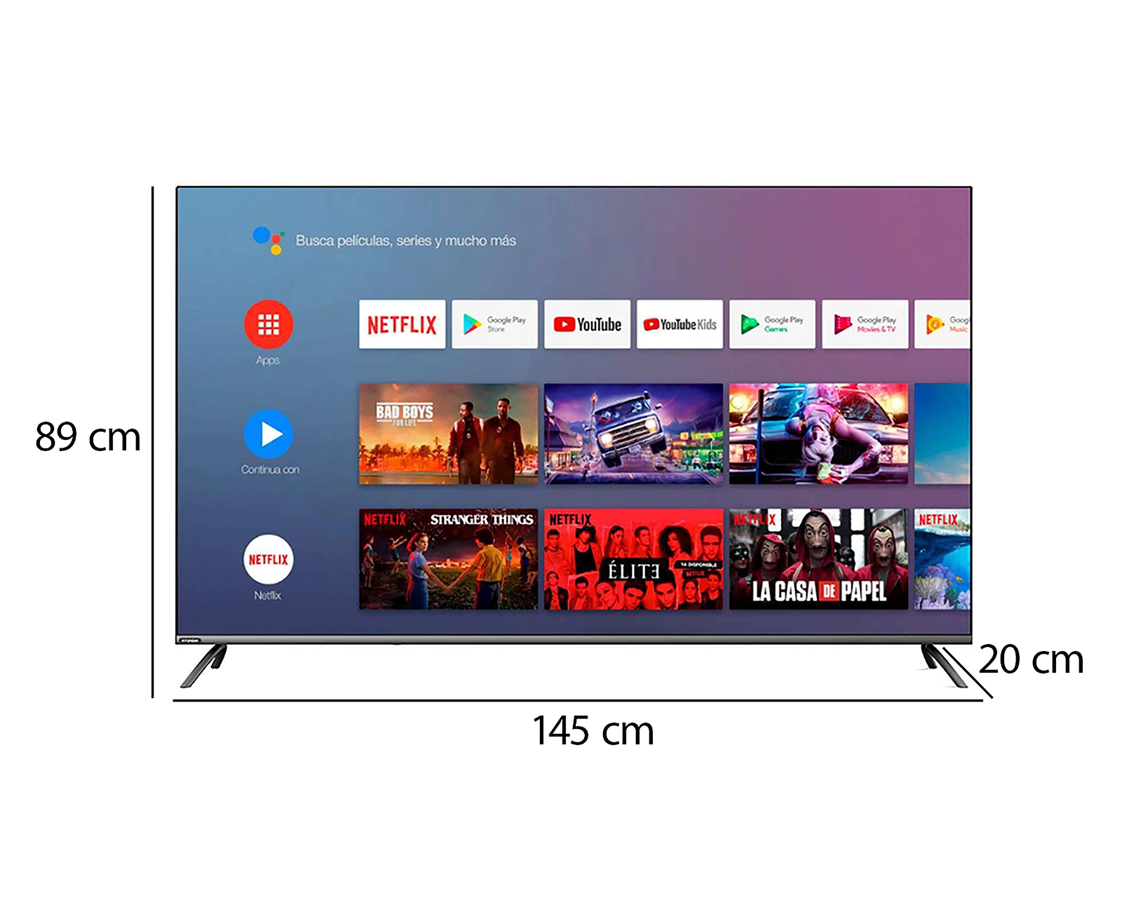 Foto 11 pulgar | Foto 10 | Pantalla LED Hyundai 65 Pulgadas UHD 4K Smart TV HYLED6507A4KM