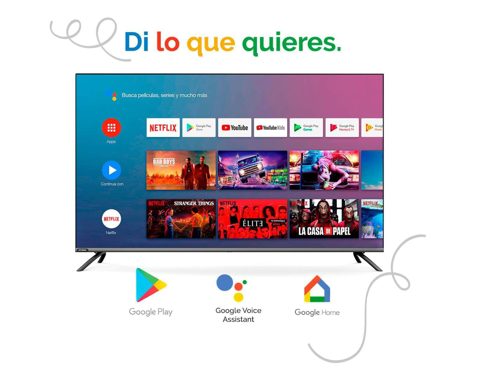 Foto 4 pulgar | Foto 3 | Pantalla LED Hyundai 65 Pulgadas UHD 4K Smart TV HYLED6507A4KM
