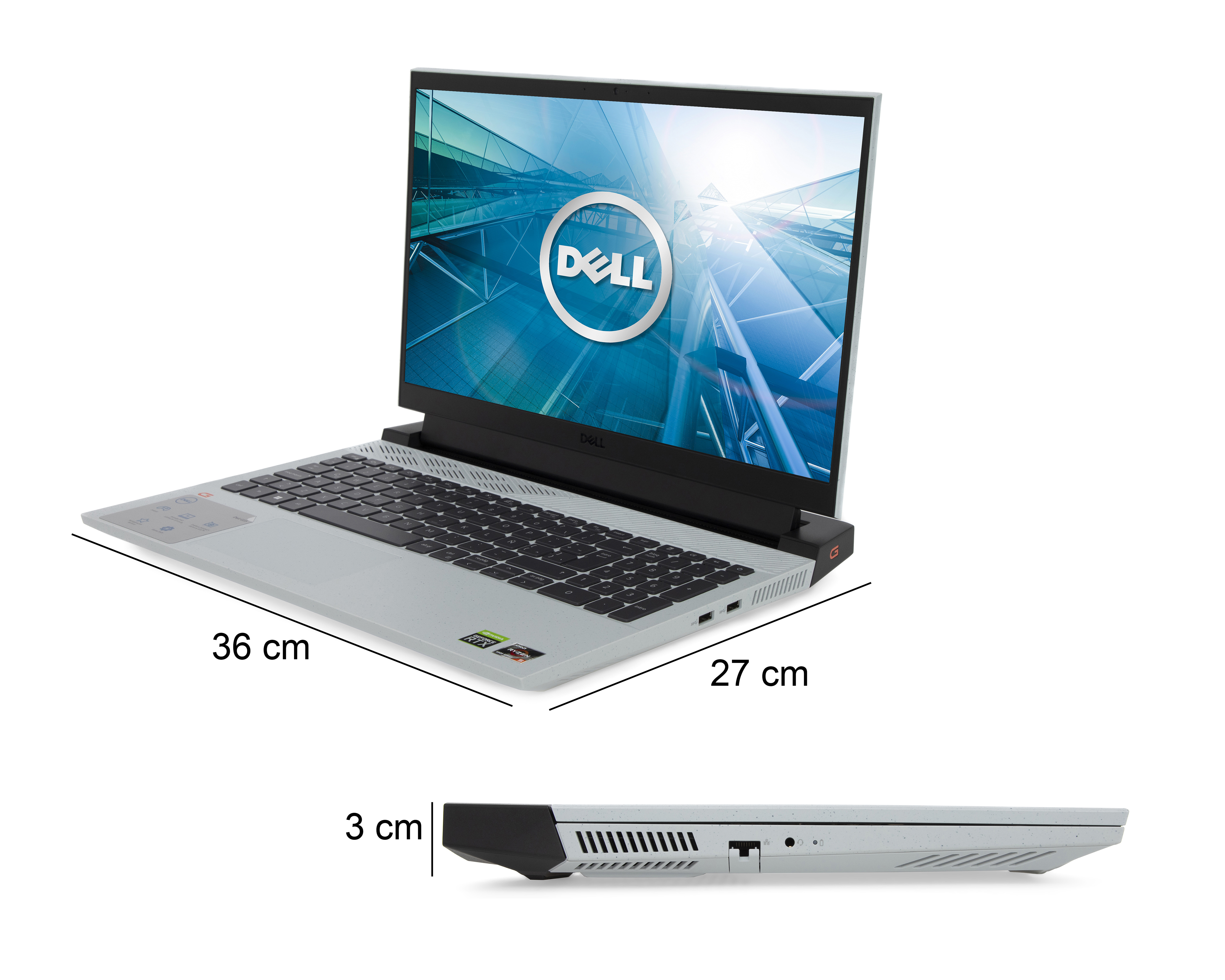 Foto 8 pulgar | Foto 7 | Laptop Dell G5525FR585123050GW1 15.6" Windows 11 Home AMD Ryzen 5 8GB RAM 512 GB SSD Gris