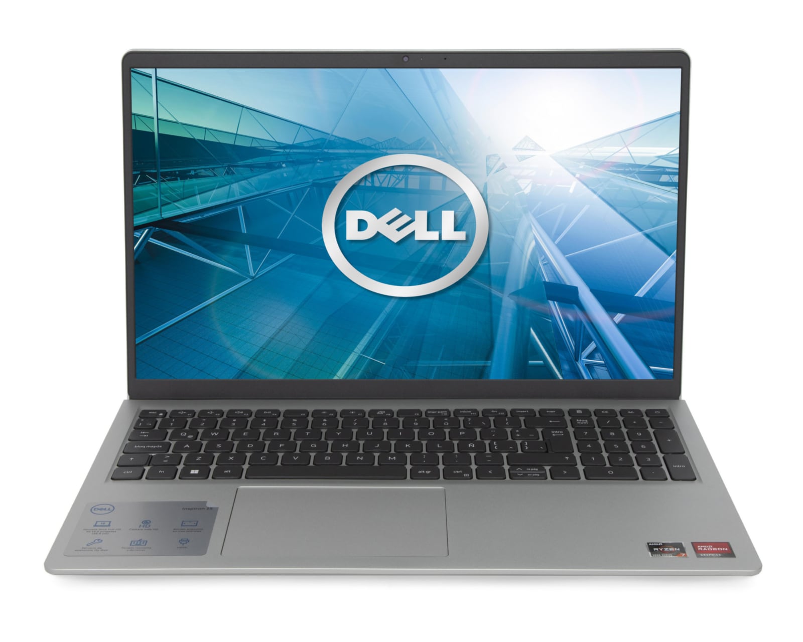 Foto 2 pulgar | Foto 1 | Laptop Dell I3525FN1R716512SW11 15.6" Windows 11 Home AMD Ryzen 7 16 GB RAM 512 SSD Plata