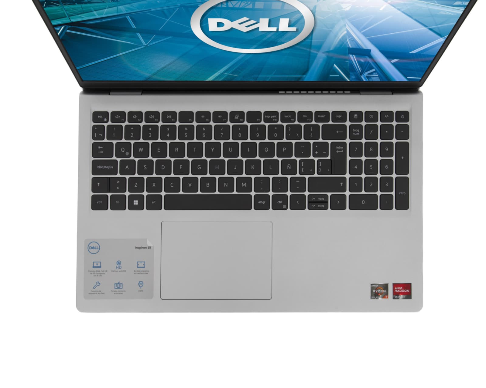 Foto 4 | Foto 4 | Laptop Dell I3525FN1R716512SW11 15.6" Windows 11 Home AMD Ryzen 7 16 GB RAM 512 SSD Plata