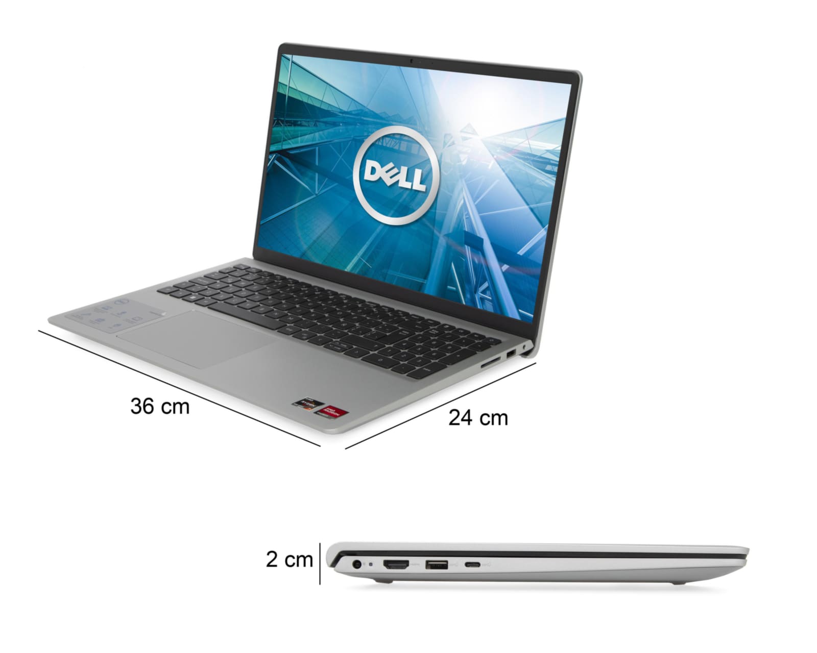 Foto 8 pulgar | Foto 7 | Laptop Dell I3525FN1R716512SW11 15.6" Windows 11 Home AMD Ryzen 7 16 GB RAM 512 SSD Plata