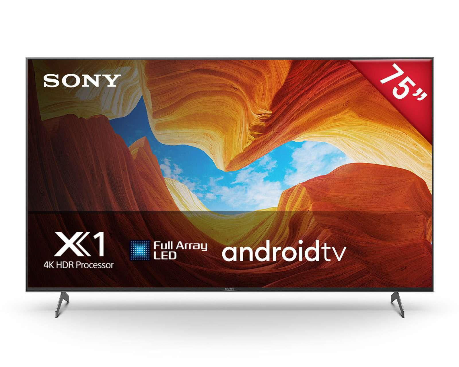 Pantalla Smart TV Sony LED 75 Pulgadas Ultra HD 4K XBR-75X900H LA1