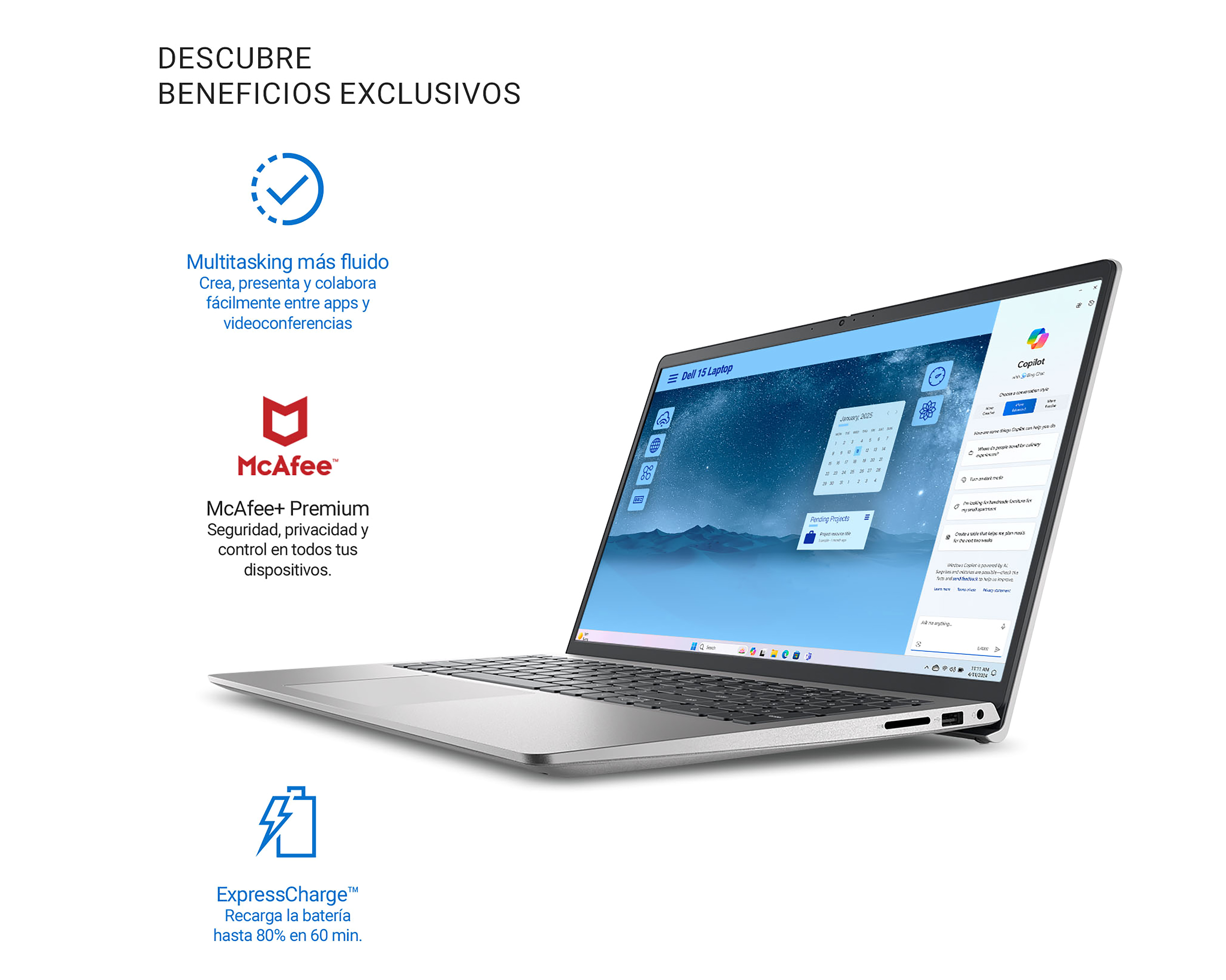 Foto 4 pulgar | Foto 3 | Laptop Dell 0F6GX 15.6 Pulgadas Windows 11 Inter Core i5 16 GB RAM 512 GB SSD Plateado