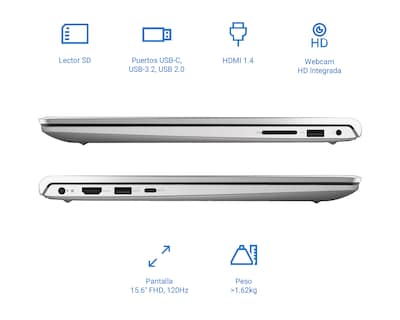 Foto 5 | Foto 5 | Laptop Dell 0F6GX 15.6 Pulgadas Windows 11 Inter Core i5 16 GB RAM 512 GB SSD Plateado