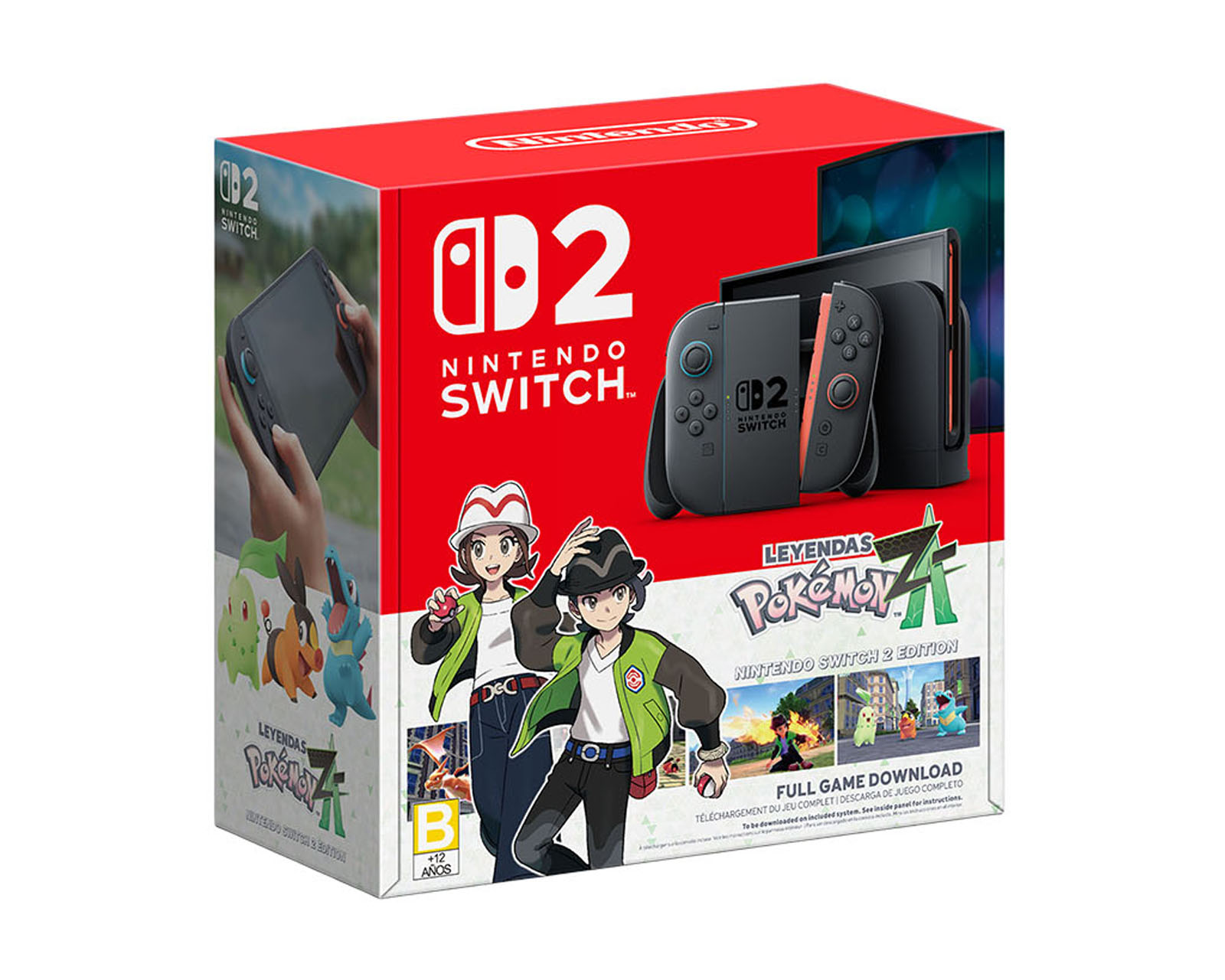 Consola Portátil Nintendo Switch 2 de 256 GB + Leyendas Pokemon ZA Consola Portátil Nintendo Switch 2 de 256 GB + Leyendas Pokemon ZA