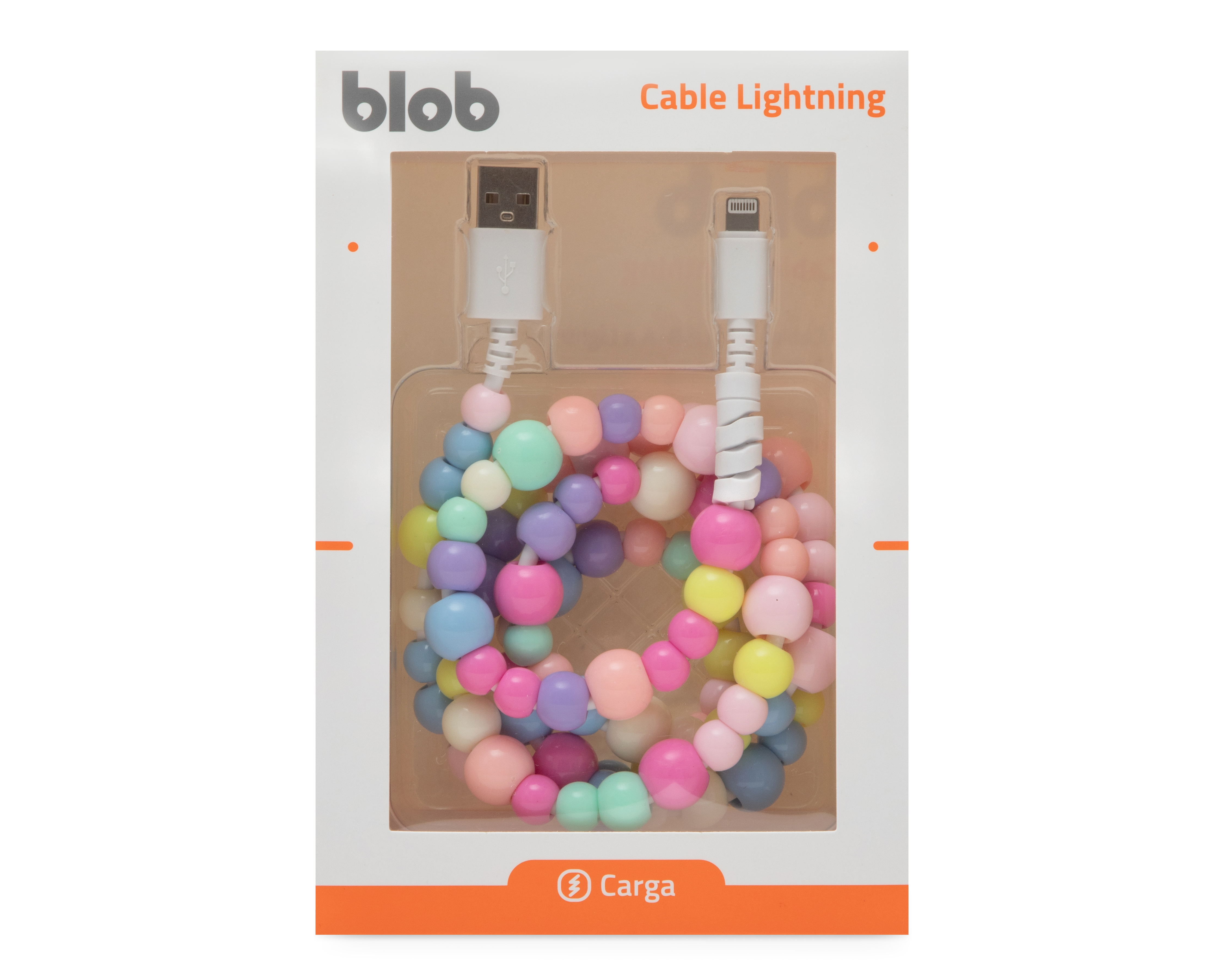 Foto 4 pulgar | Foto 3 | Cable Blob Tipo USB a Lightning de 1 Metro