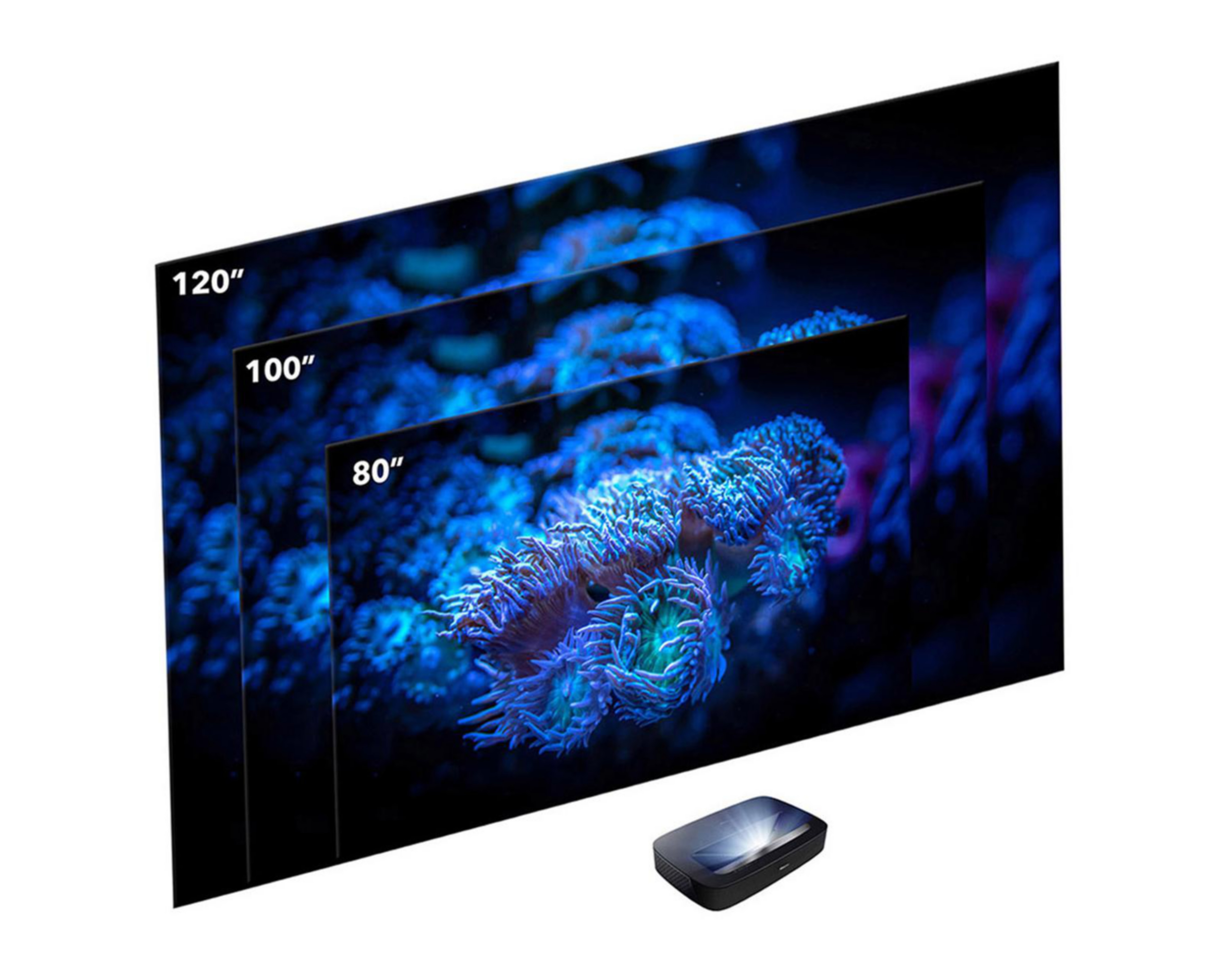 Foto 6 | Foto 6 | Proyector Láser Hisense 2100 Lúmenes 120" PL1