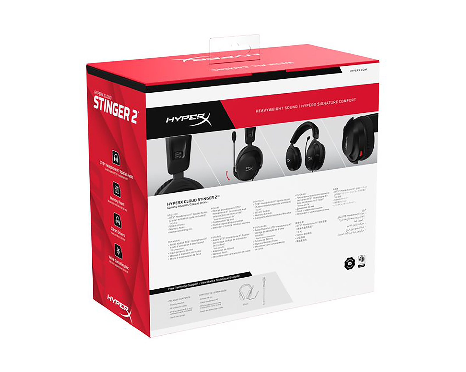 Foto 8 | Foto 8 | Audífonos de Diadema Hyperx con Cancelación de Ruido Cloud Stinger