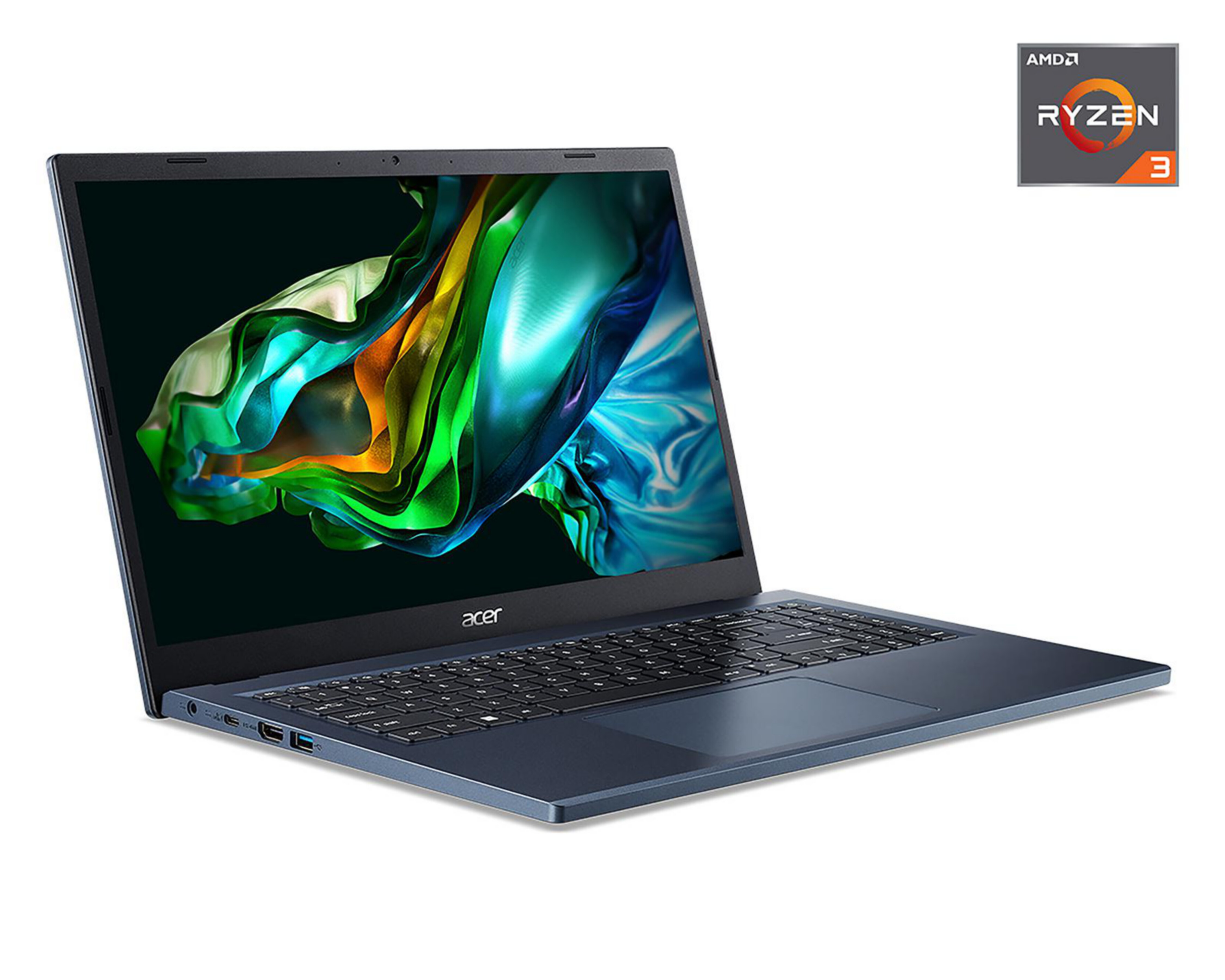 Foto 3 pulgar | Foto 2 | Laptop Acer Aspire 3 A315-2 15.6" Windows 11 AMD Ryzen 3 8 GB RAM 512 GB SSD Azul