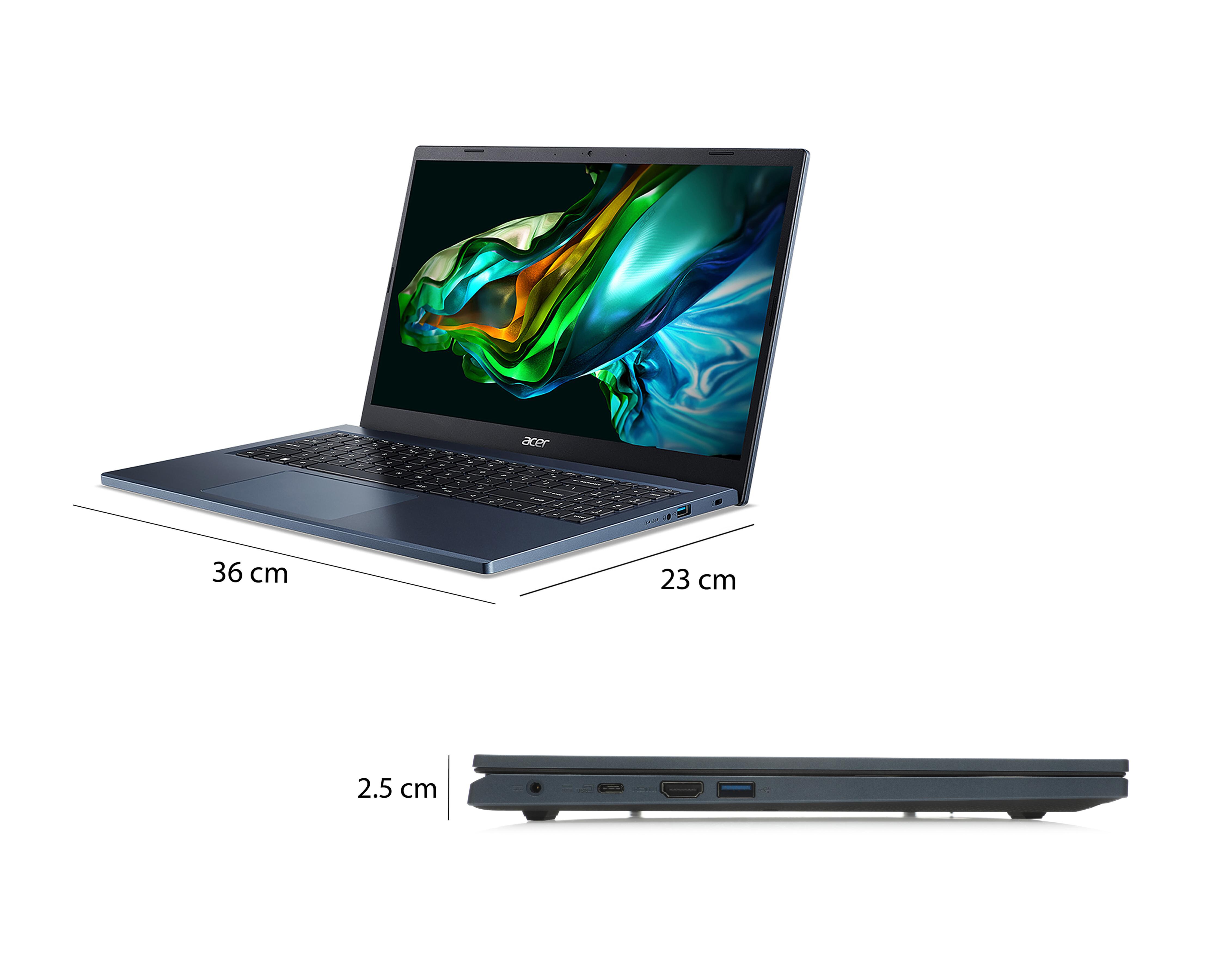 Foto 8 pulgar | Foto 7 | Laptop Acer Aspire 3 A315-2 15.6" Windows 11 AMD Ryzen 3 8 GB RAM 512 GB SSD Azul