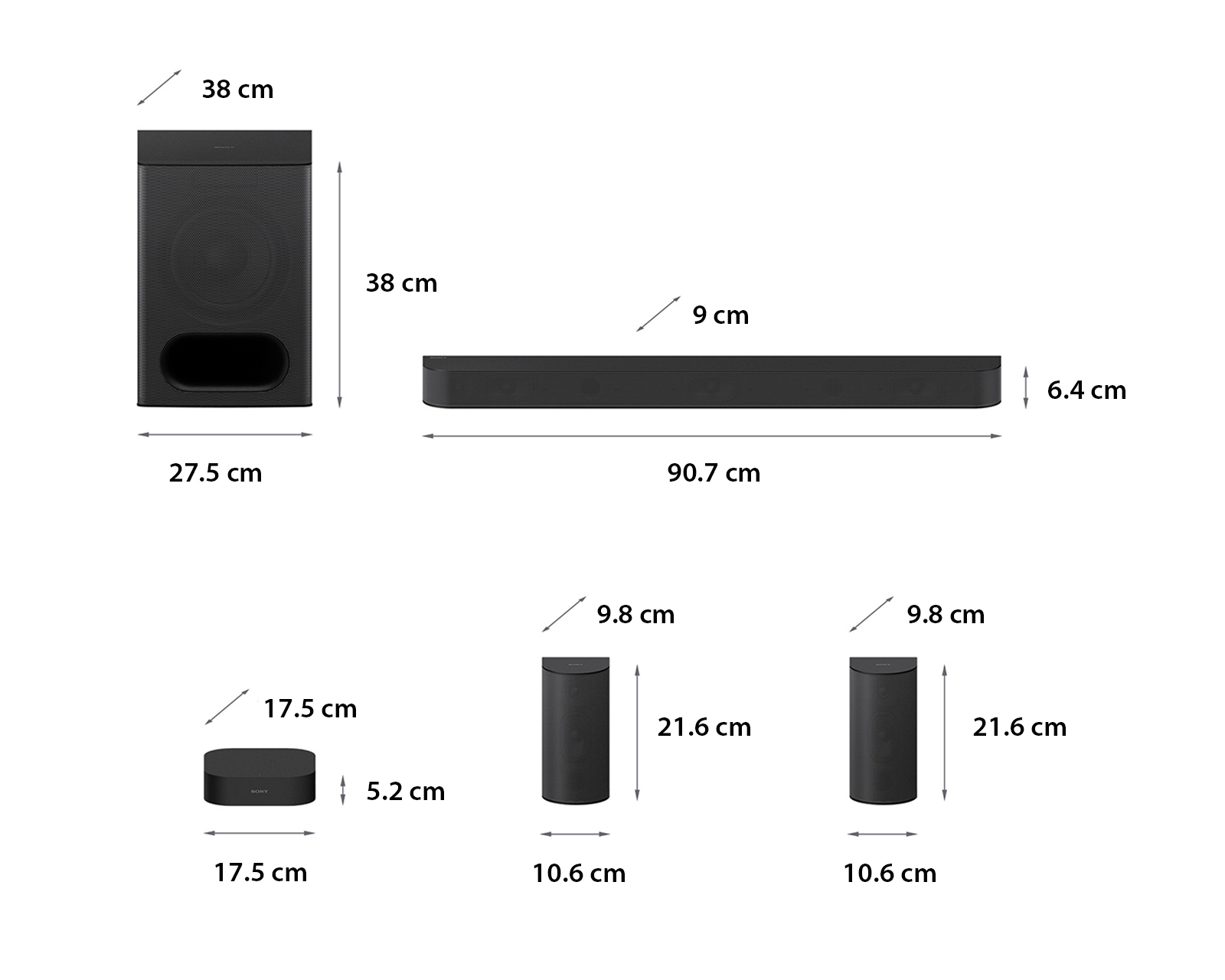 Foto 10 pulgar | Foto 9 | Barra de Sonido Sony Bravia Theatre System 6 con Subwoofer