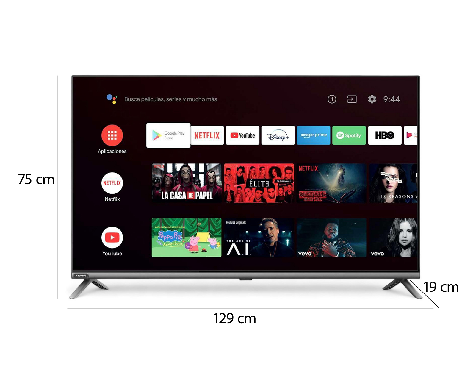 Foto 5 | Foto 5 | Pantalla Smart TV Hyundai LED 58 Pulgadas Ultra HD 4K 5806A4KM