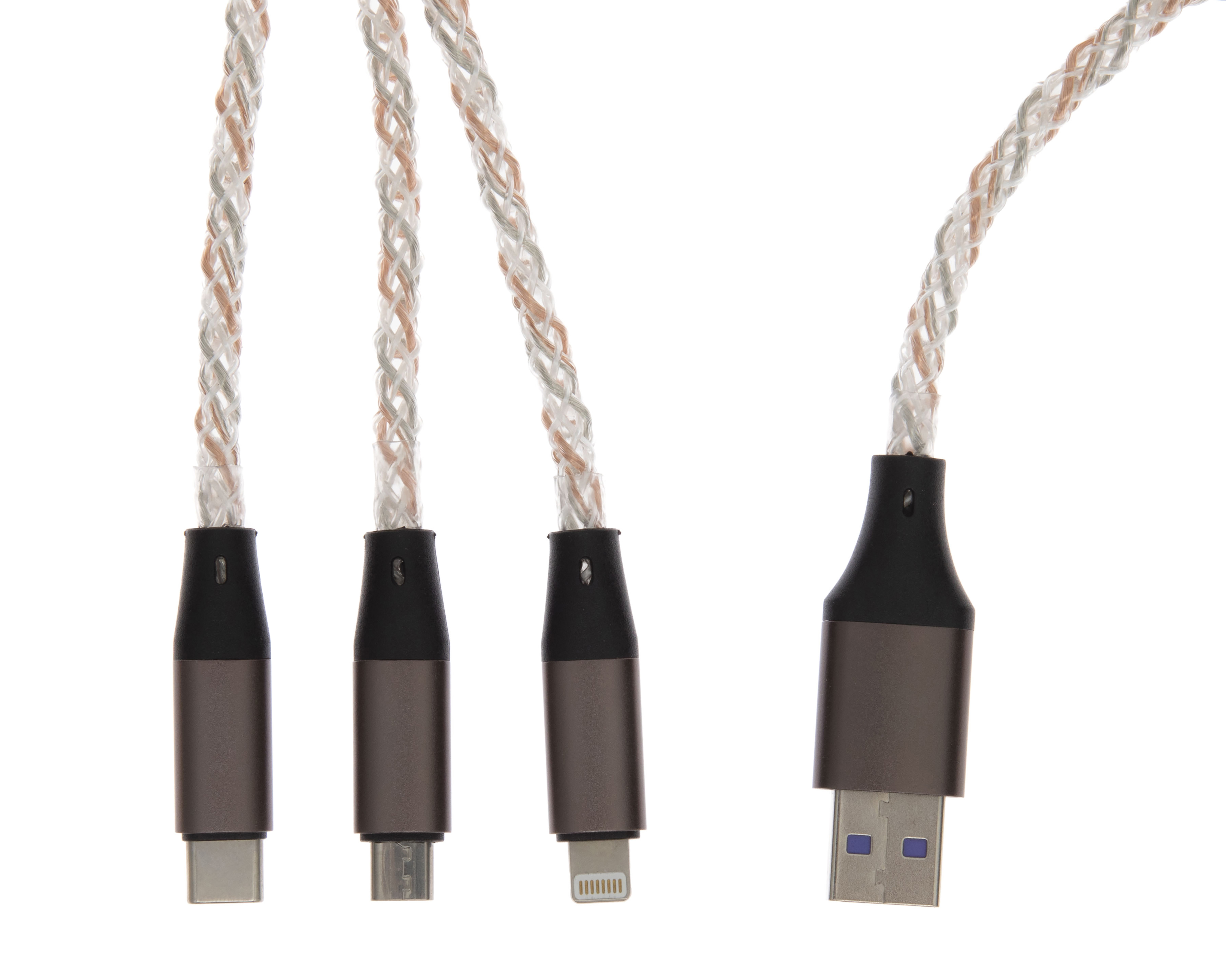 Foto 2 | Foto 2 | Cable Blob Tipo Micro USB-C-Lightning de 1.8 Metros