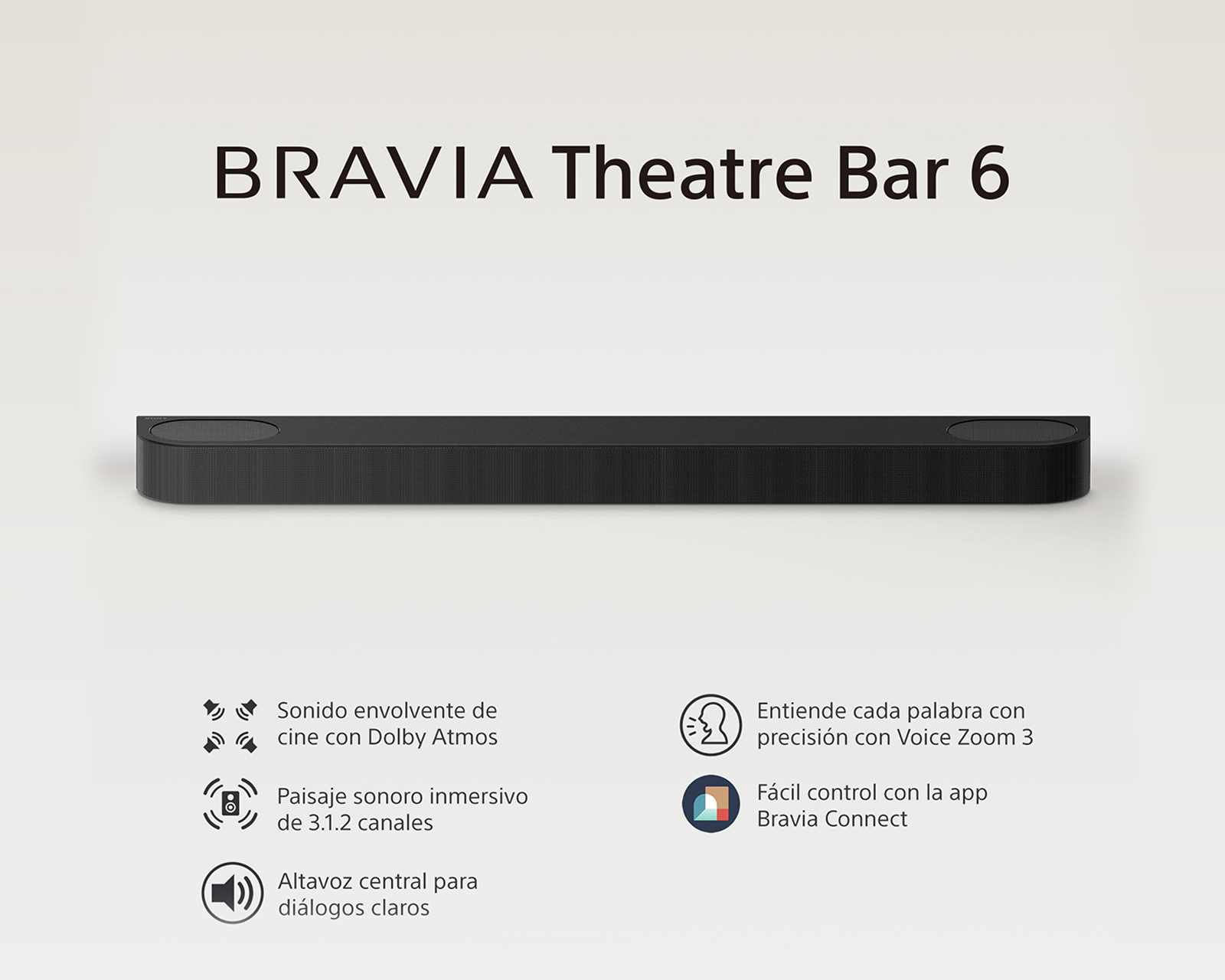 Foto 6 pulgar | Foto 5 | Barra de Sonido Sony Bravia Theatre Bar 6 con Subwoofer
