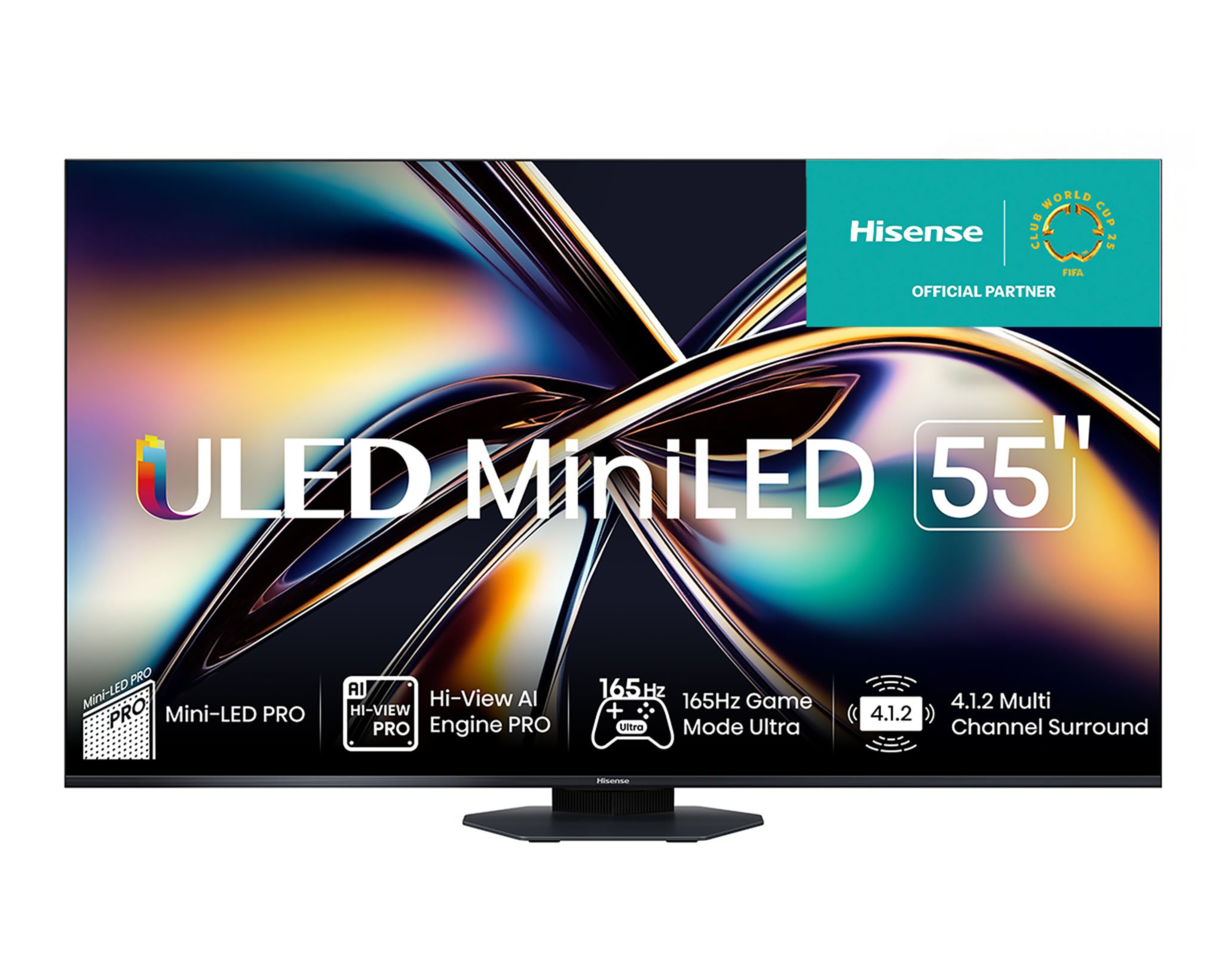 Pantalla Smart TV Hisense Mini Led Uled 4K Hisense 55 Pulgadas 55U8QG