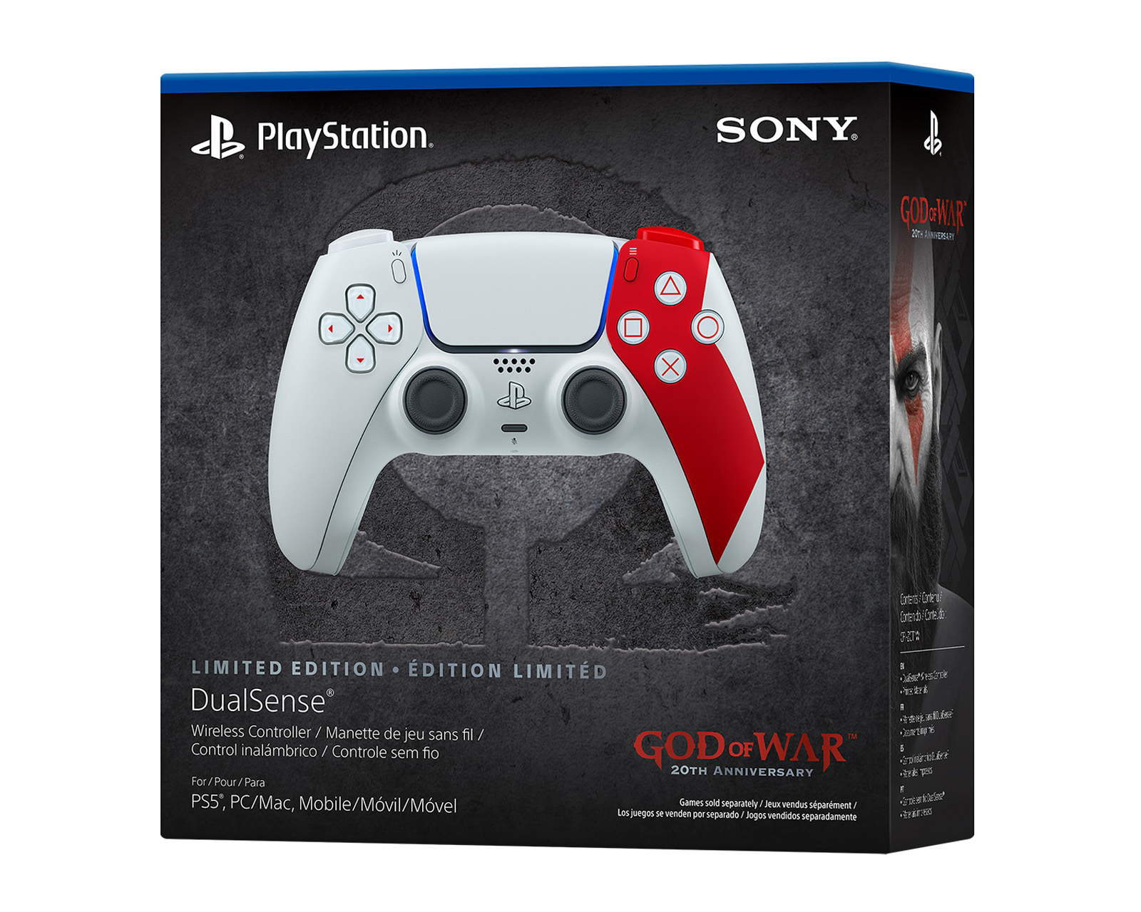 Foto 9 pulgar | Foto 8 | Preventa Control Inalámbrico para PlayStation 5 Sony Dualsense God Of War Blanco