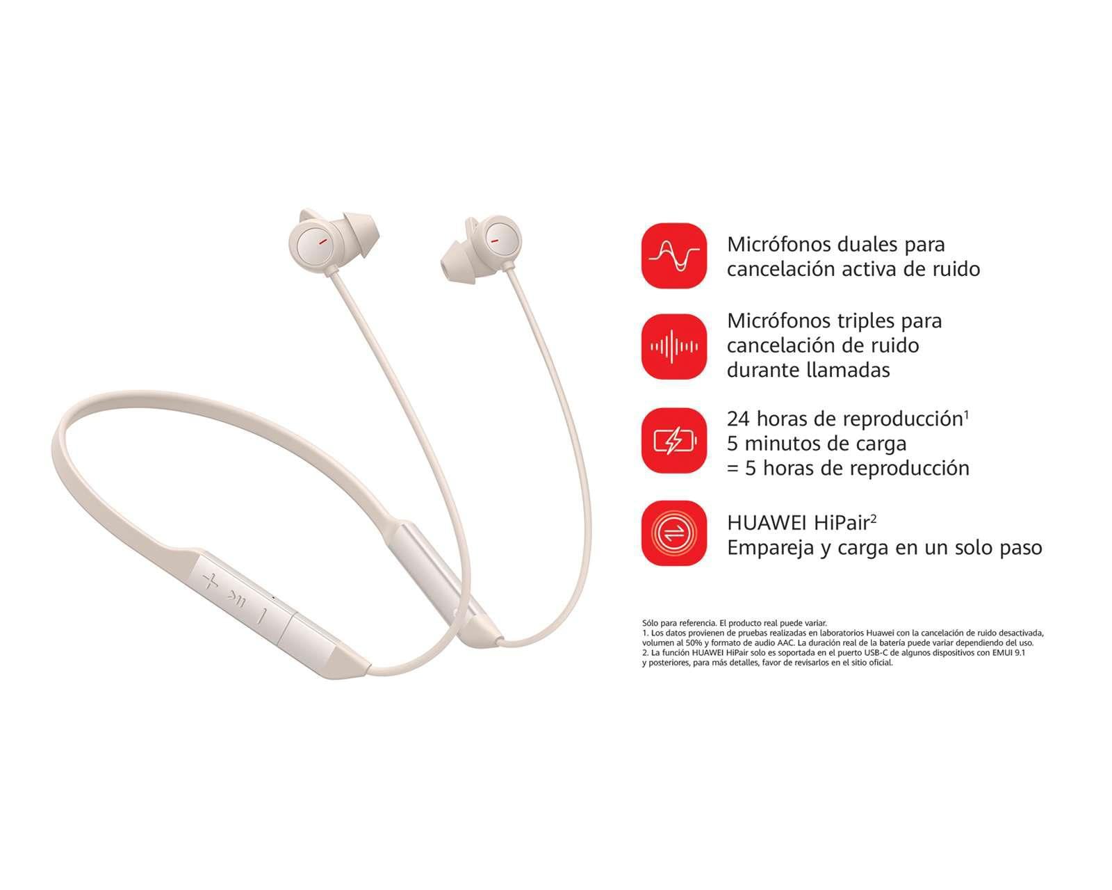 Foto 8 pulgar | Foto 7 | Audífonos In-Ear Inalámbricos Huawei Manos Libres Freelace Pro Blancos