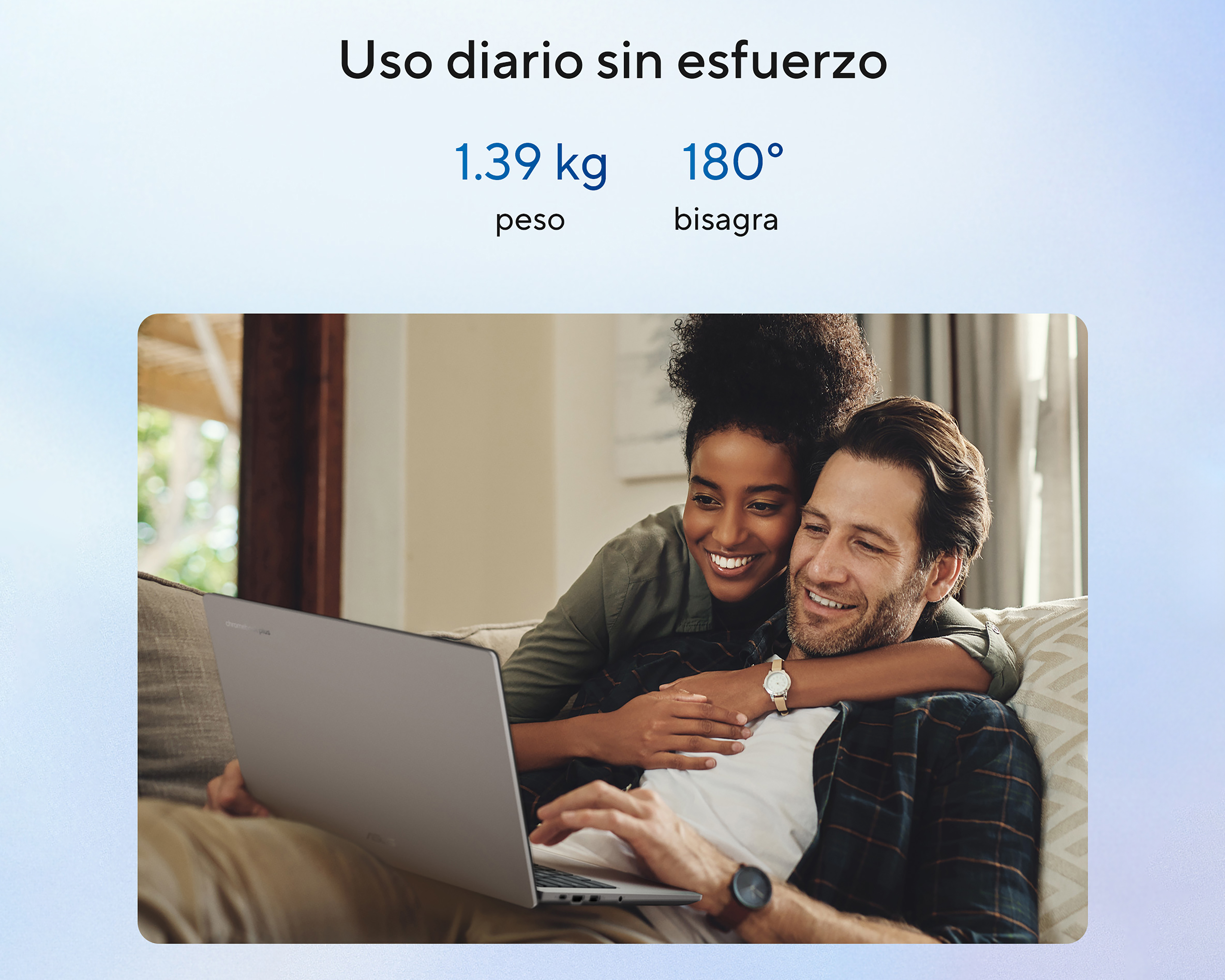 Foto 7 | Foto 7 | Laptop Asus Chromebook CX1405CTA-C8G128-C1 14 Pulgadas Chrome OS Intel N50 8 GB de RAM 128 GB eMMC Plateada