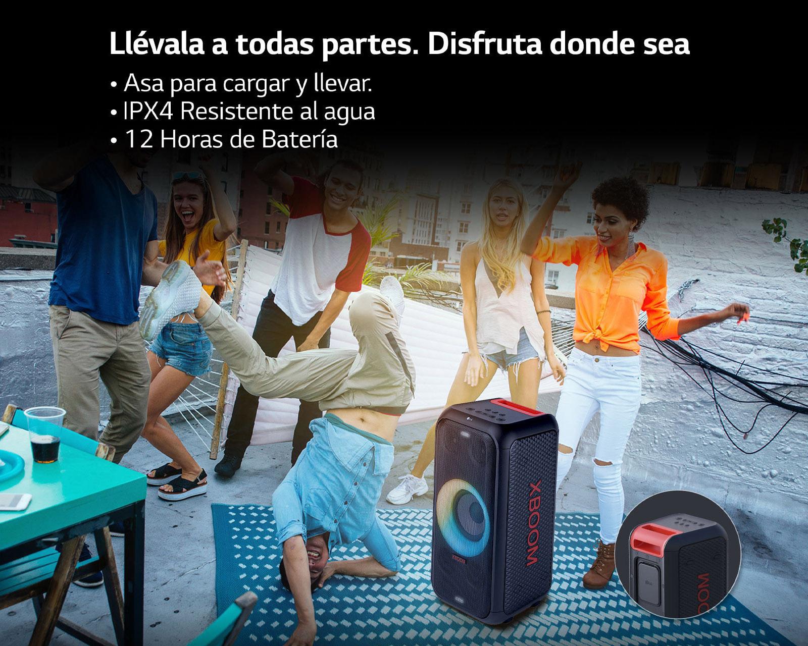 Foto 6 | Foto 6 | Bocina Portátil LG XBOOM XL5S 200 W con Luces