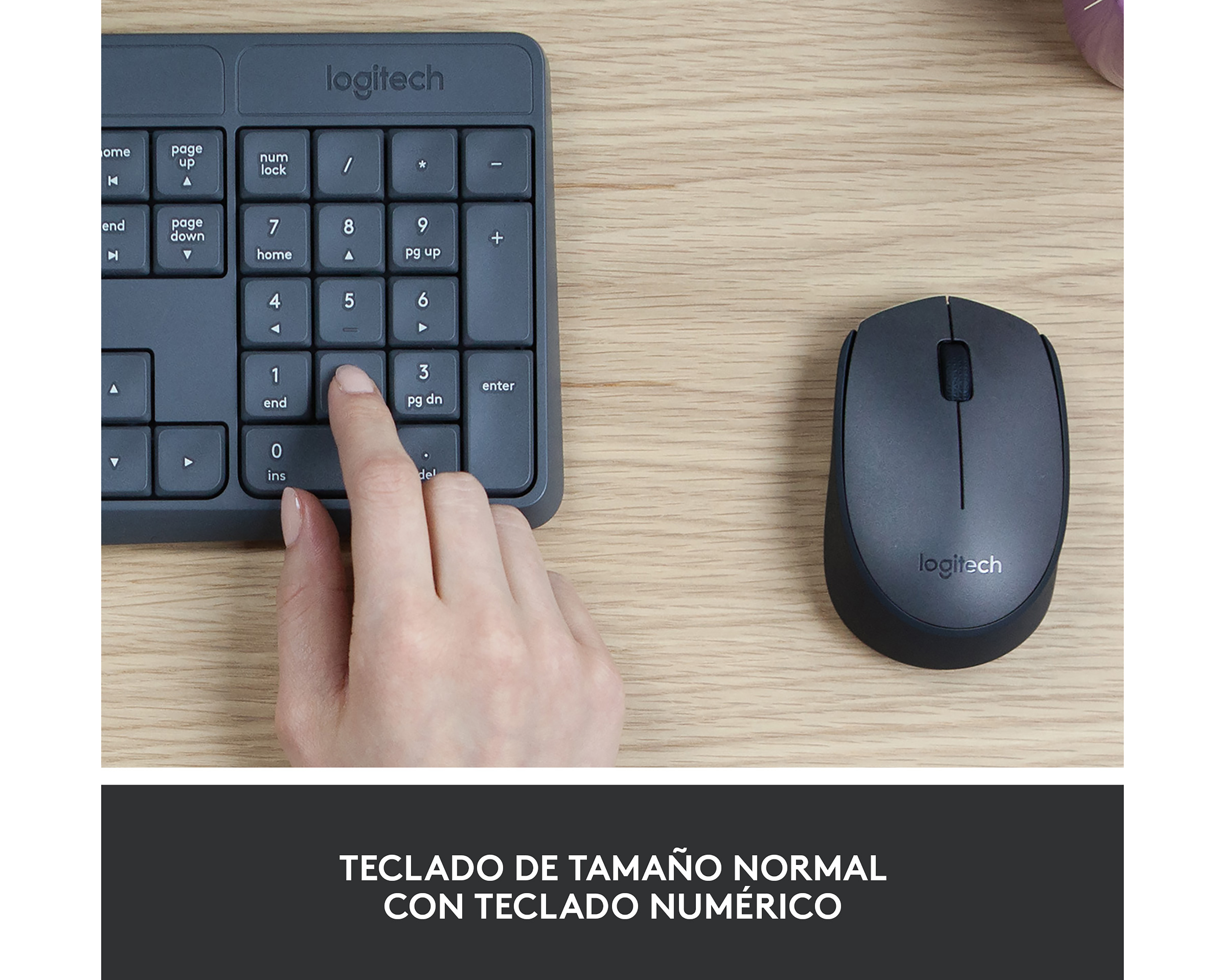 Foto 3 | Foto 3 | Combo de Teclado y Mouse Inalámbrico Logitech MK235