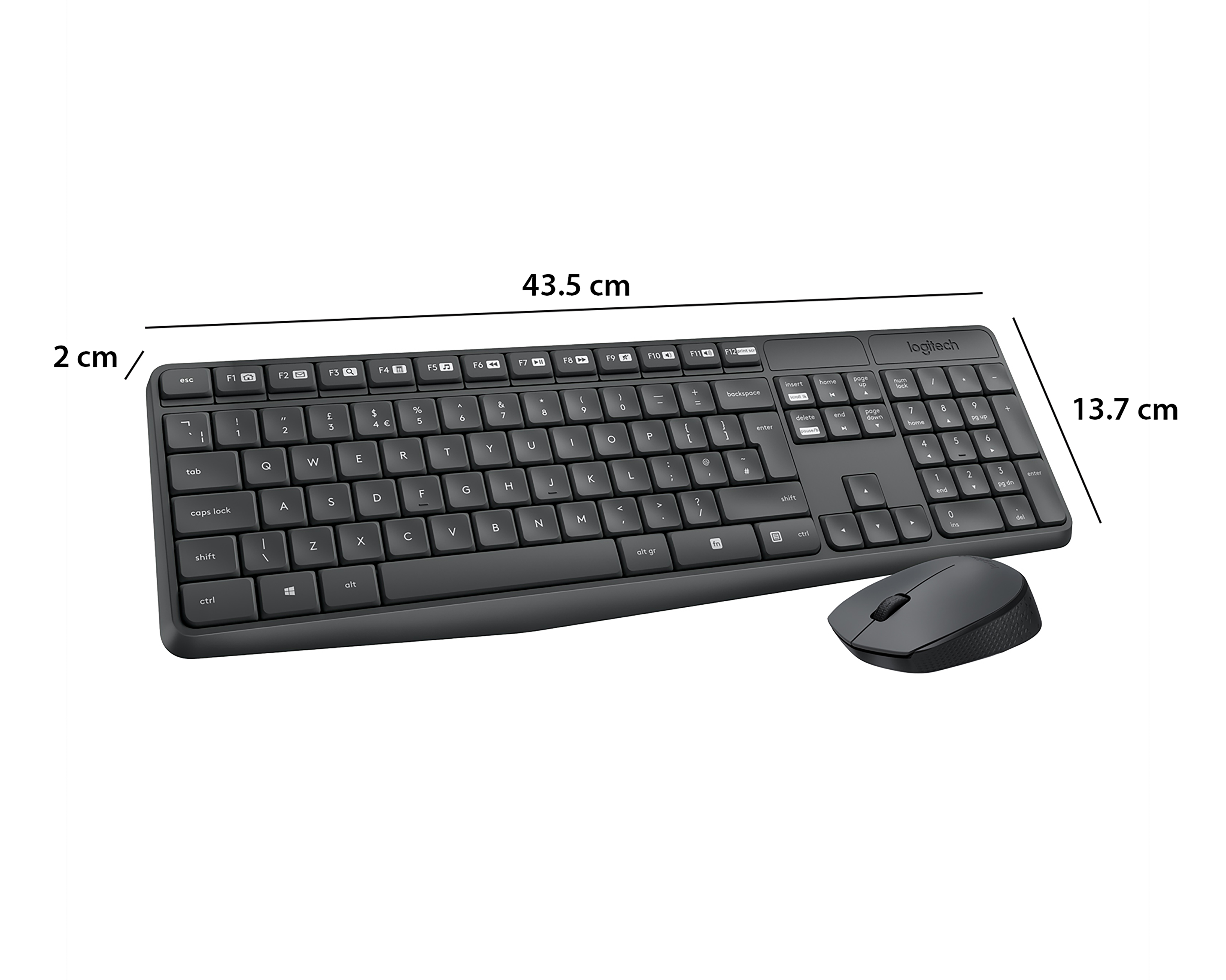 Foto 9 pulgar | Foto 8 | Combo de Teclado y Mouse Inalámbrico Logitech MK235