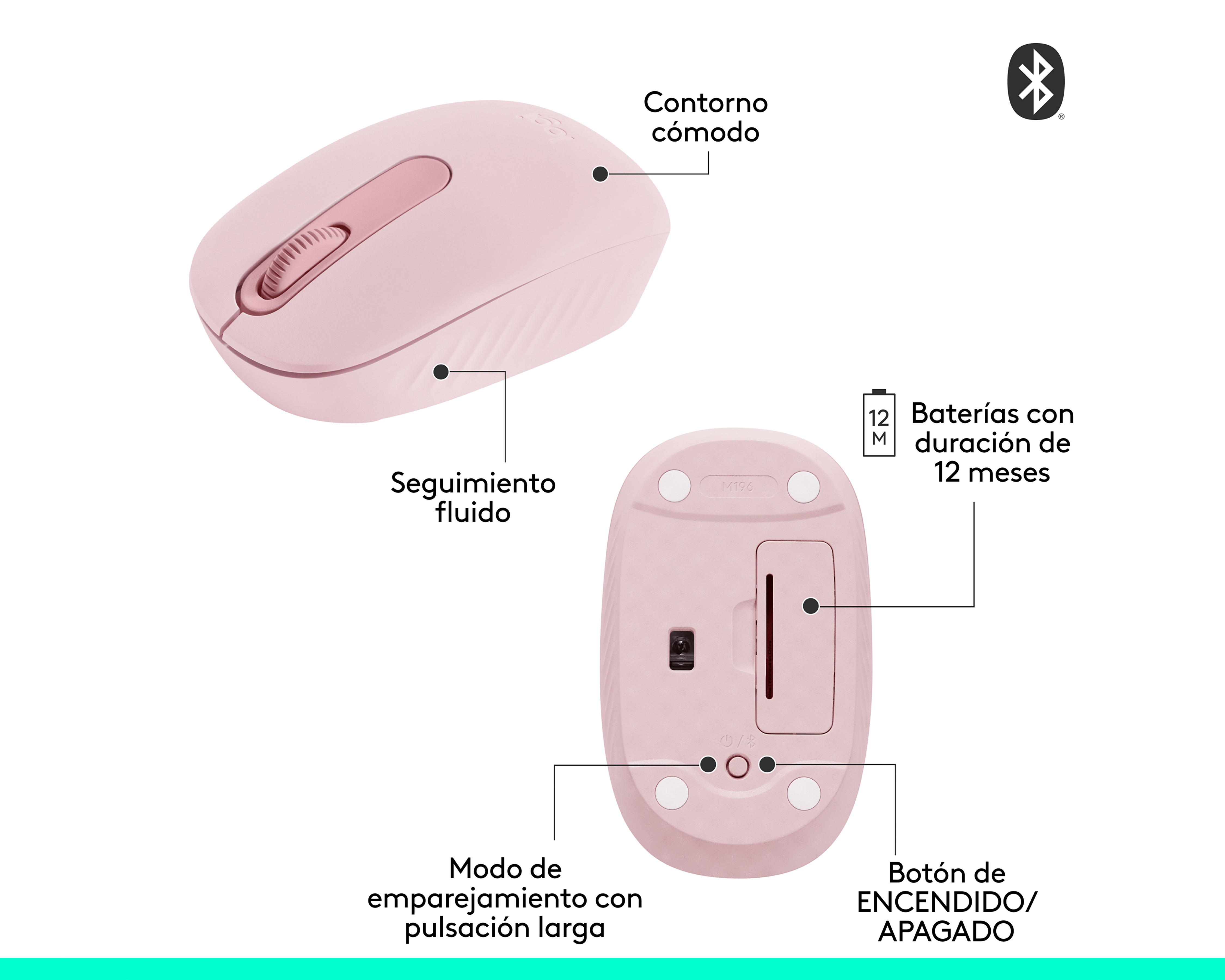 Foto 5 | Foto 5 | Mouse Inalámbrico Logitech M196