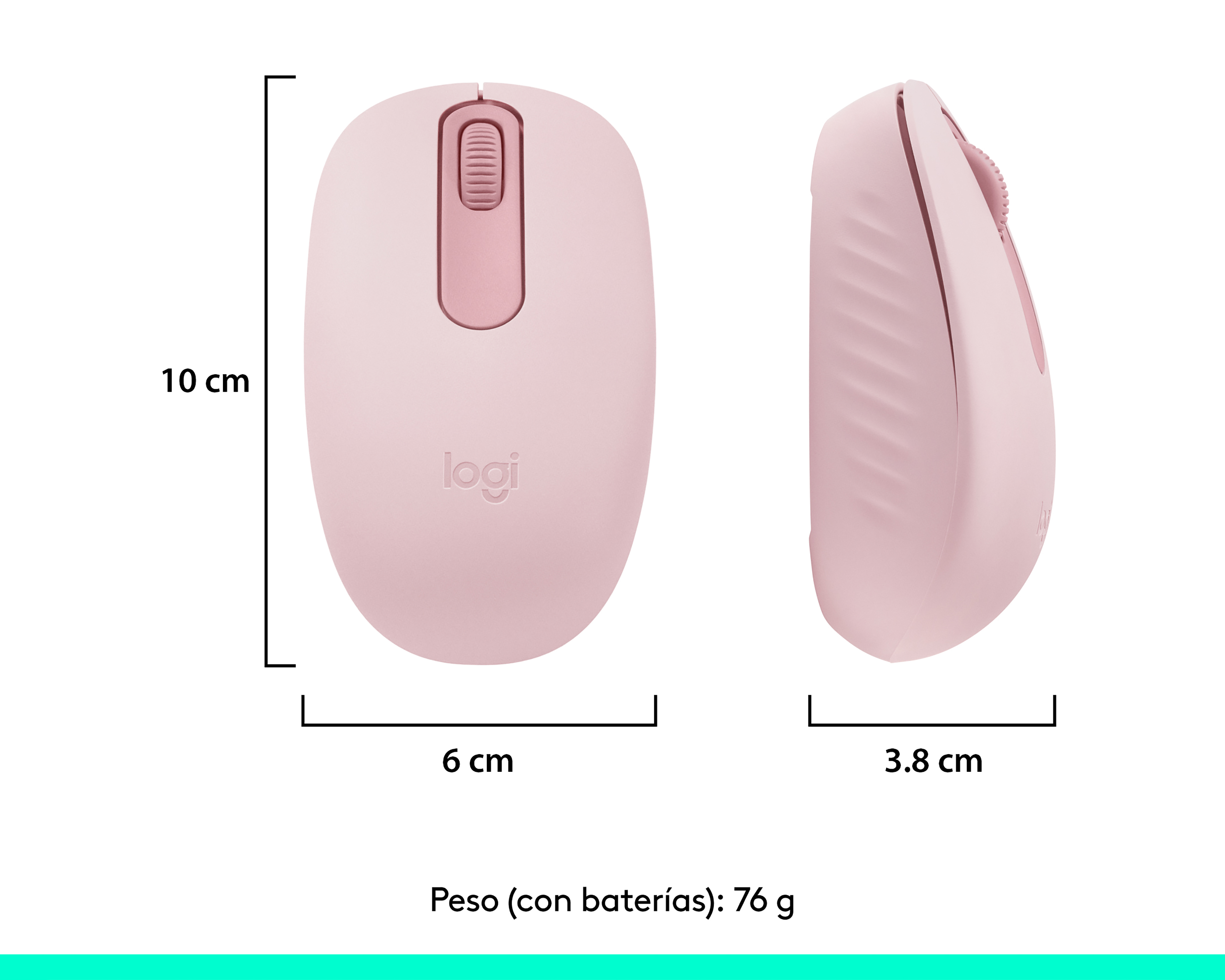 Foto 9 pulgar | Foto 8 | Mouse Inalámbrico Logitech M196