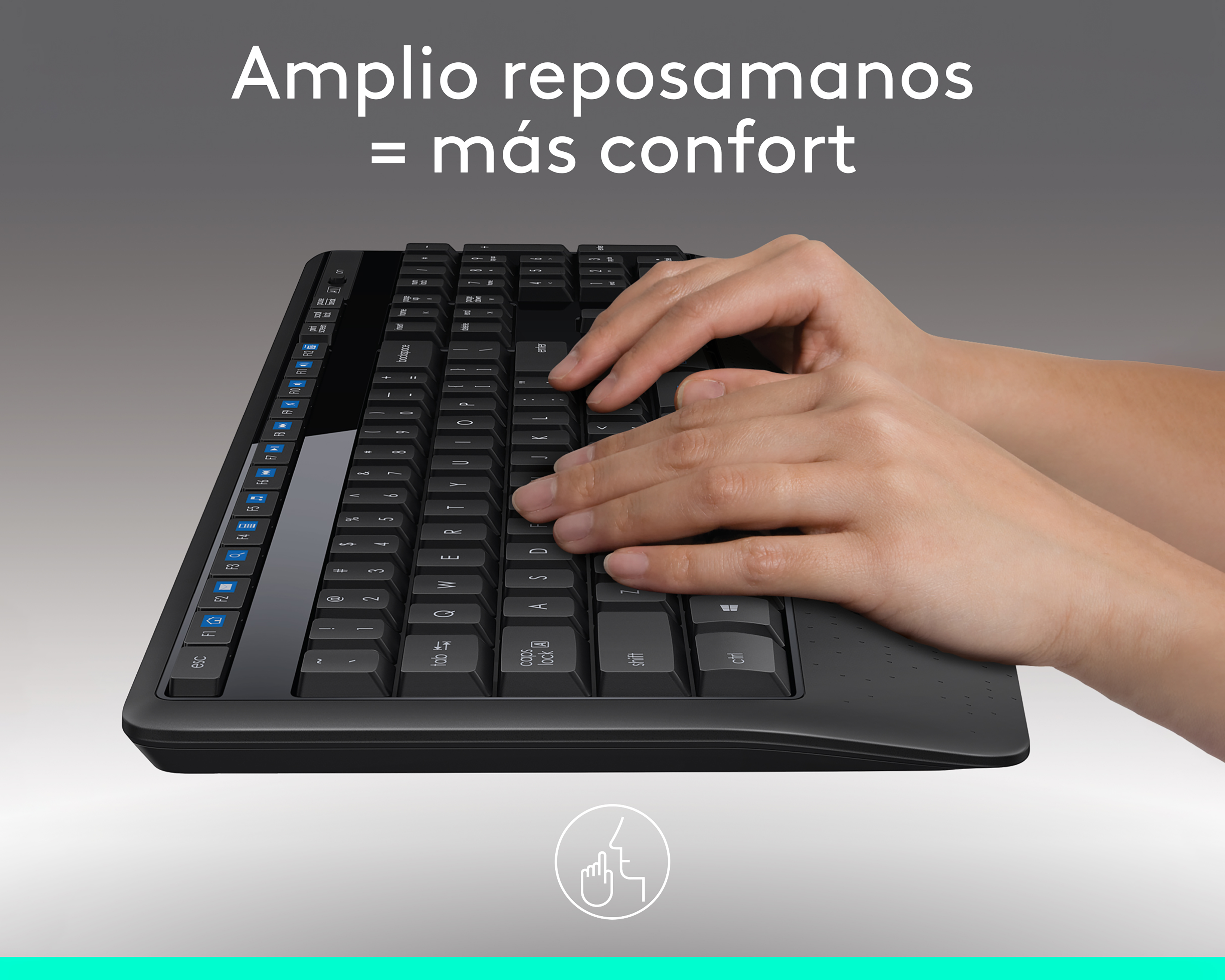 Foto 3 pulgar | Foto 2 | Combo de Teclado y Mouse Inalámbrico Logitech MK345