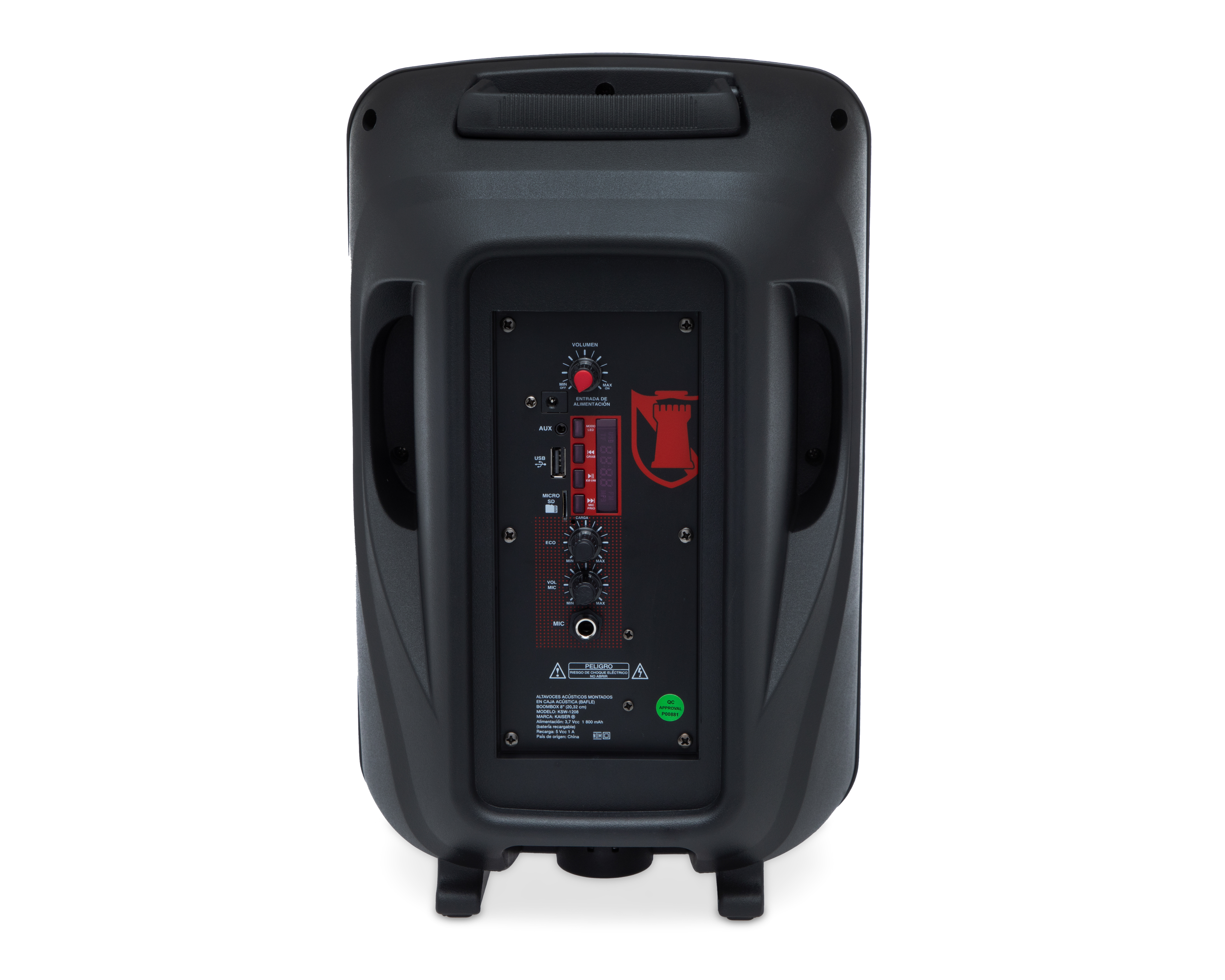 Foto 5 pulgar | Foto 4 | Bafle Bluetooth Kaiser KSW-1208 Portátil