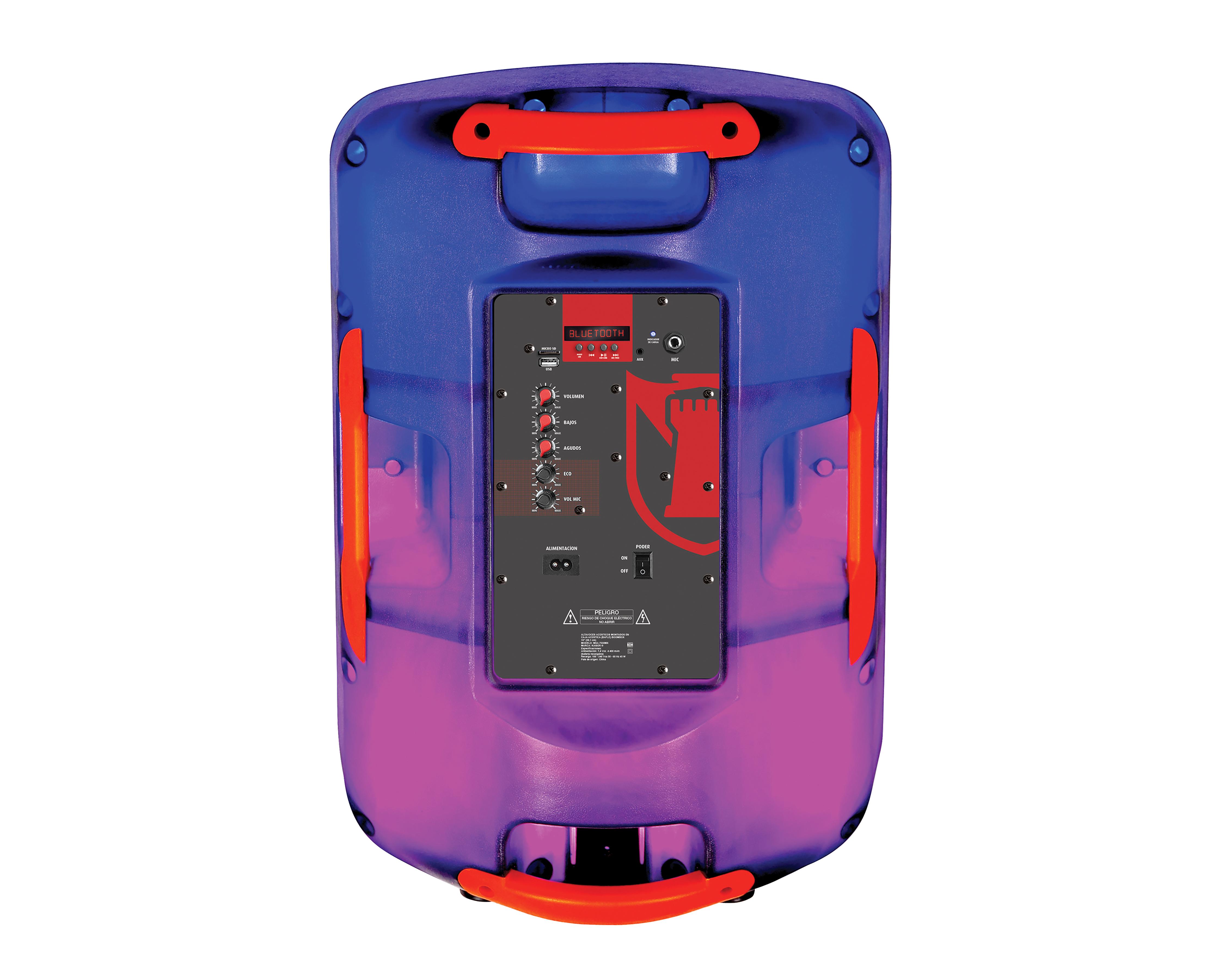 Foto 5 pulgar | Foto 4 | Bafle Bluetooth Kaiser MSA-7530MX con Micrófono