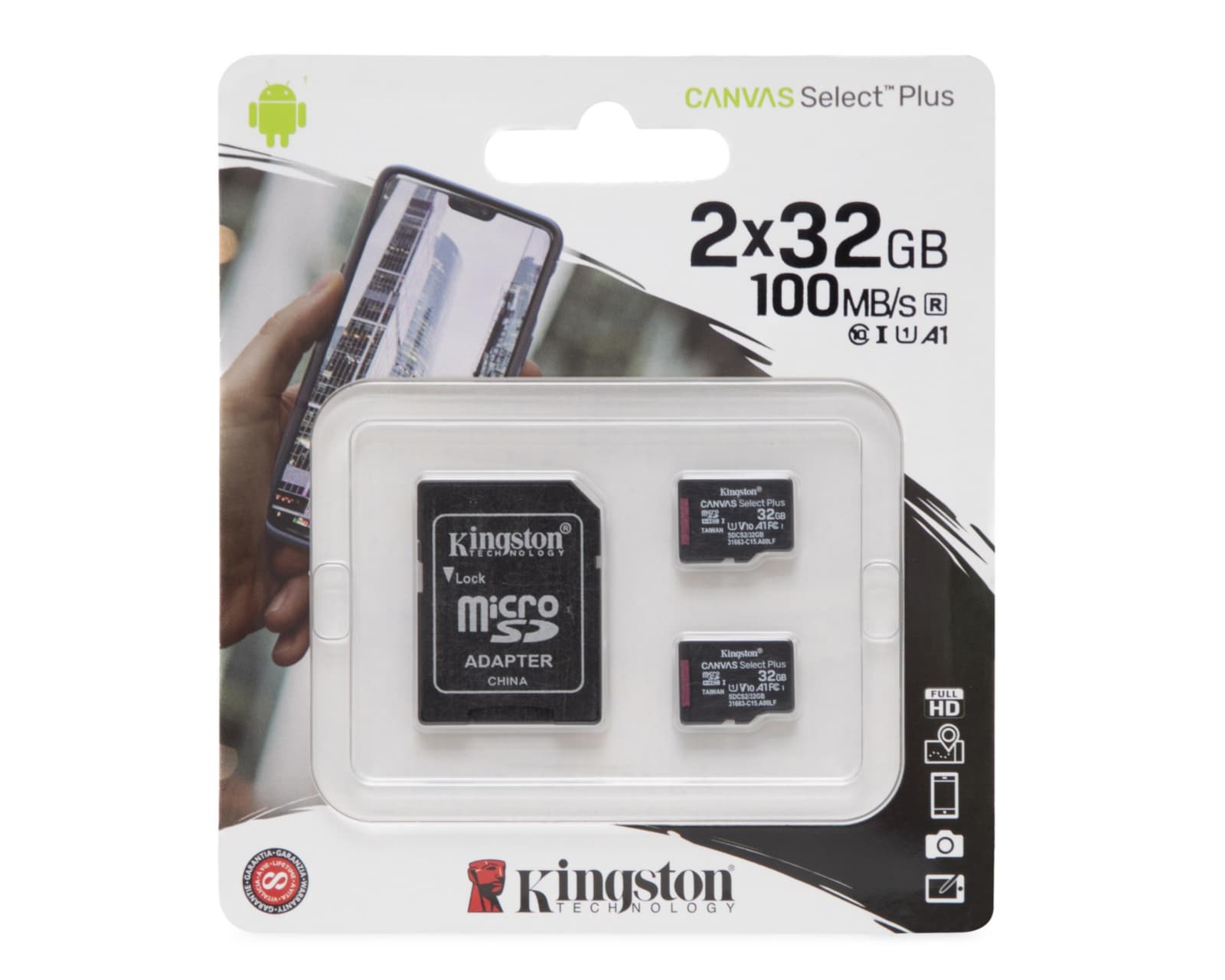 Foto 5 pulgar | Foto 4 | Memoria Micro-SD Kingston 32 GB Clase 10