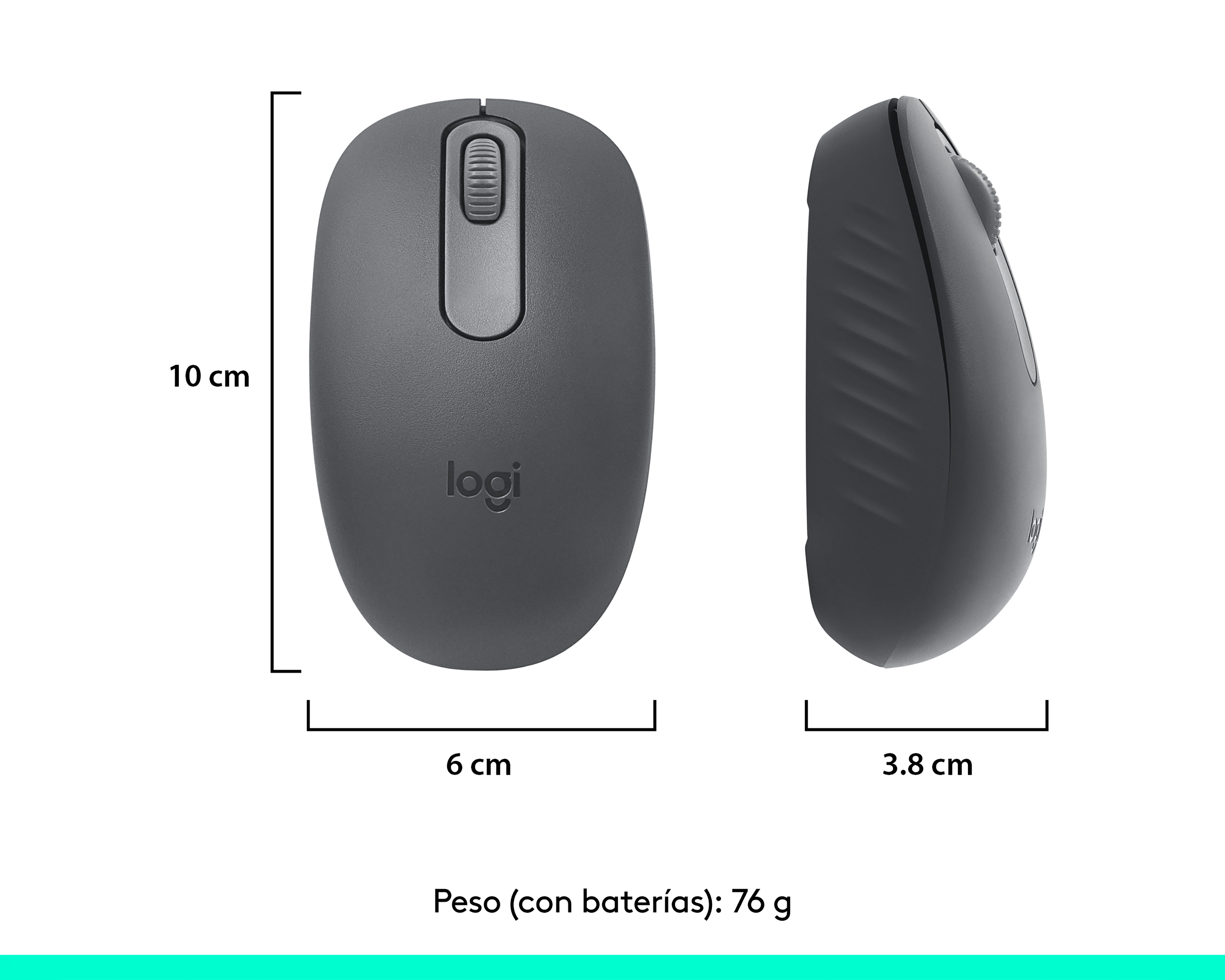 Foto 8 pulgar | Foto 7 | Mouse Inalámbrico Logitech M196