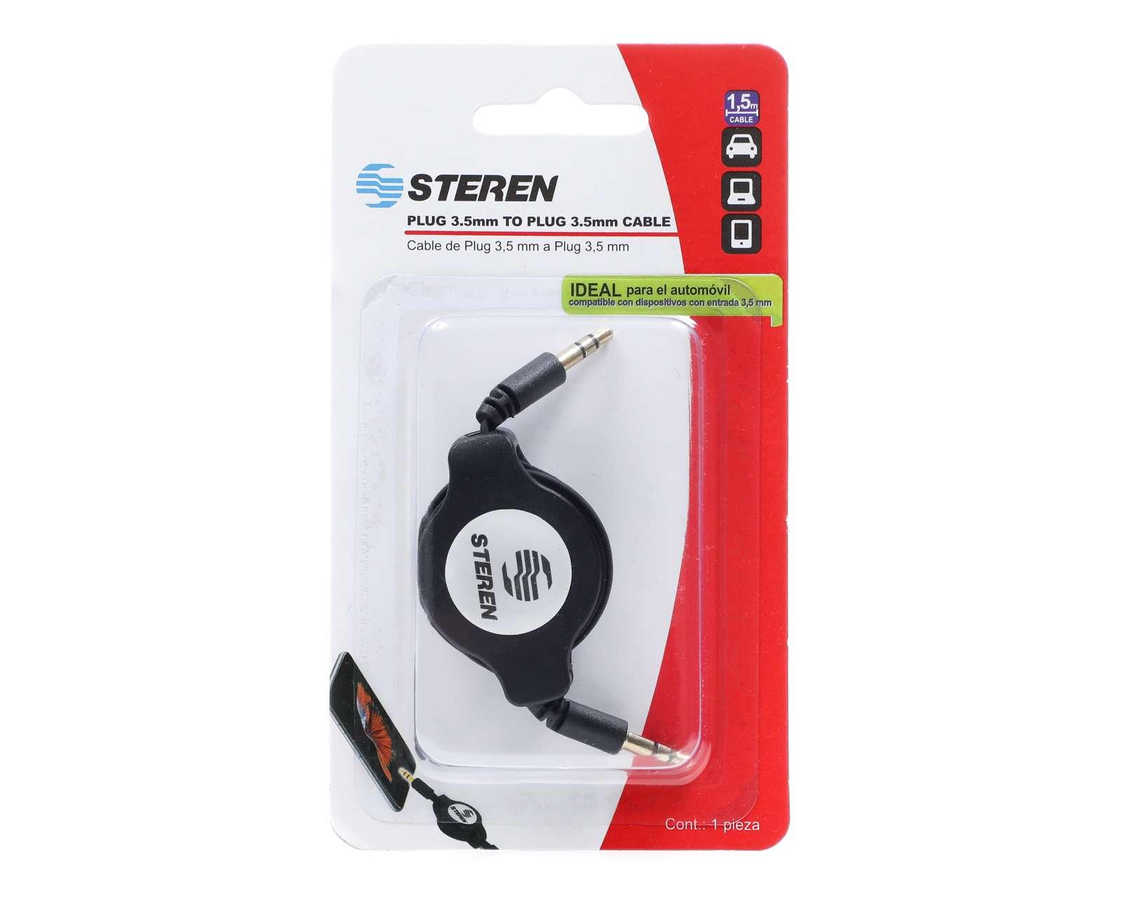 Foto 4 pulgar | Foto 3 | Cable Auxiliar 1.5 m Steren