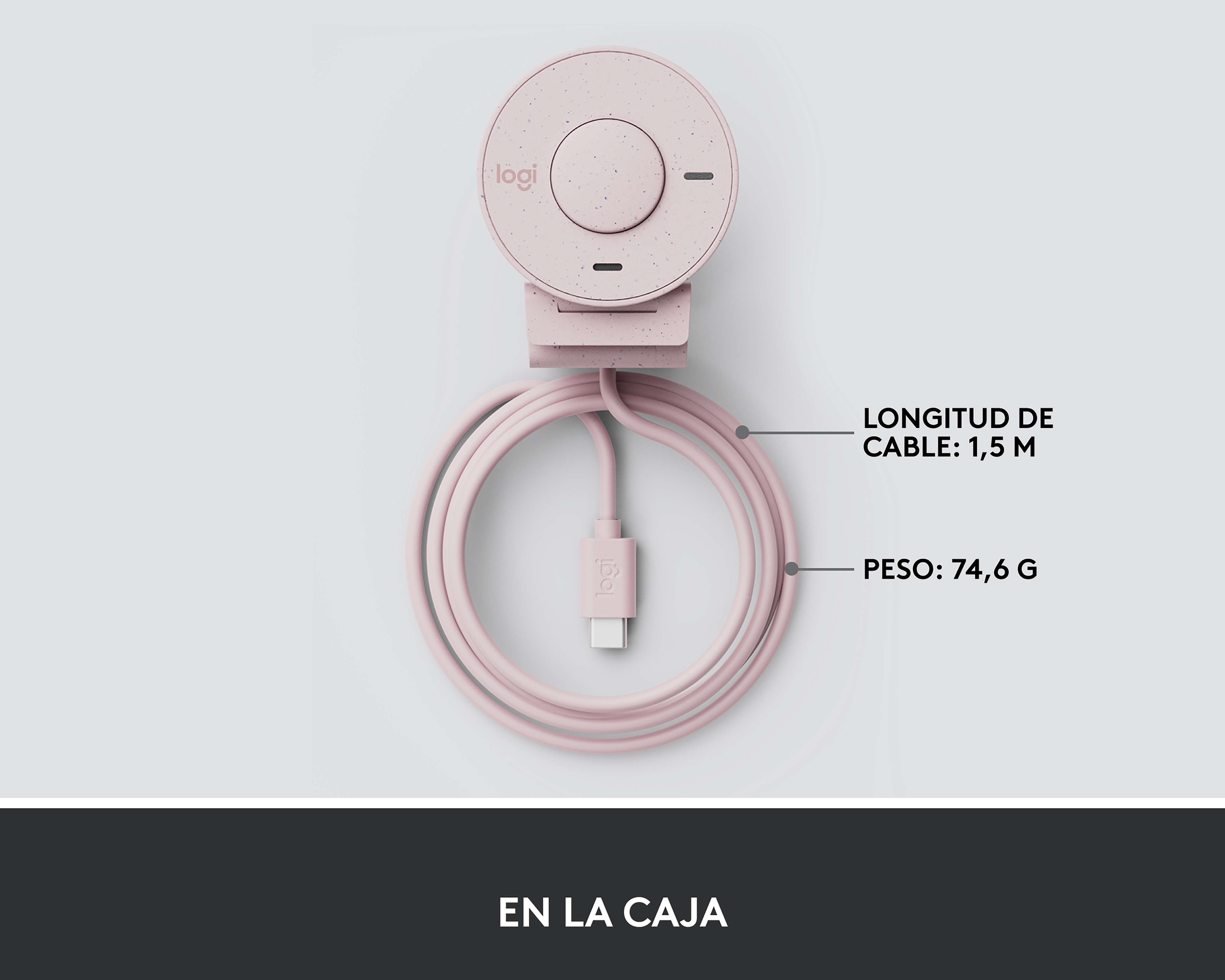 Foto 9 pulgar | Foto 8 | Cámara Web Logitech Brio 300 con Micrófono Integrado