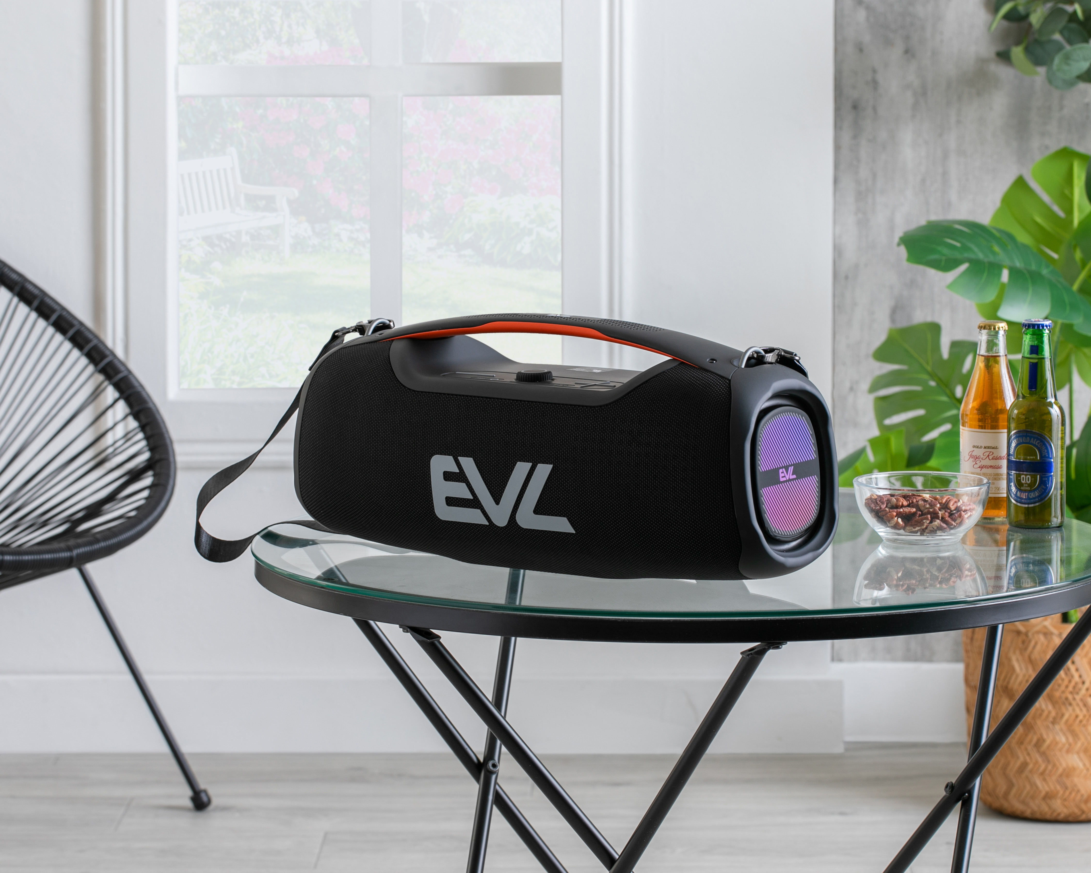 Foto 8 | Foto 8 | Bocina Bluetooth Portátil EVL A60 100 W con Micrófono