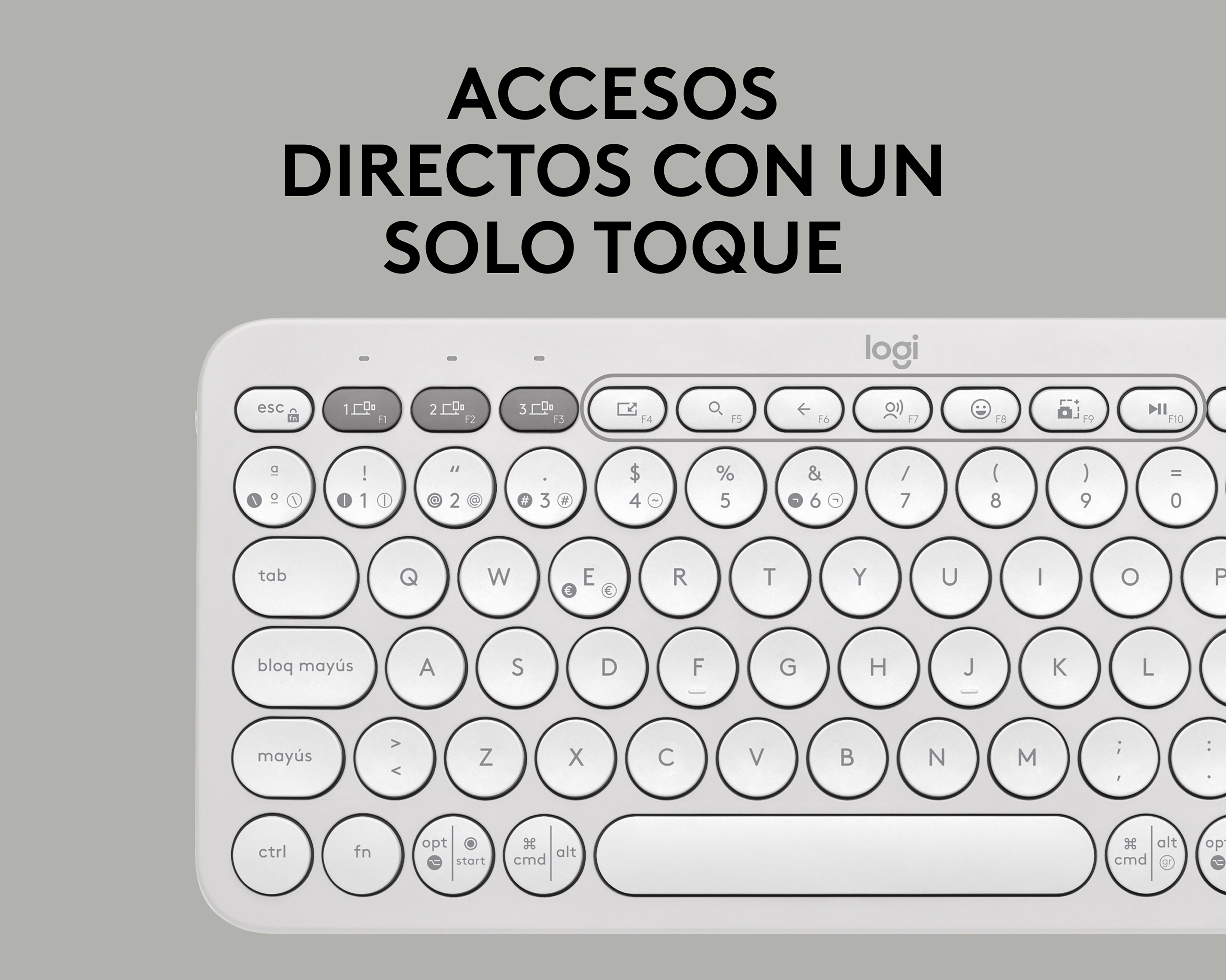 Foto 4 pulgar | Foto 3 | Teclado Inalámbrico Logitech K380S